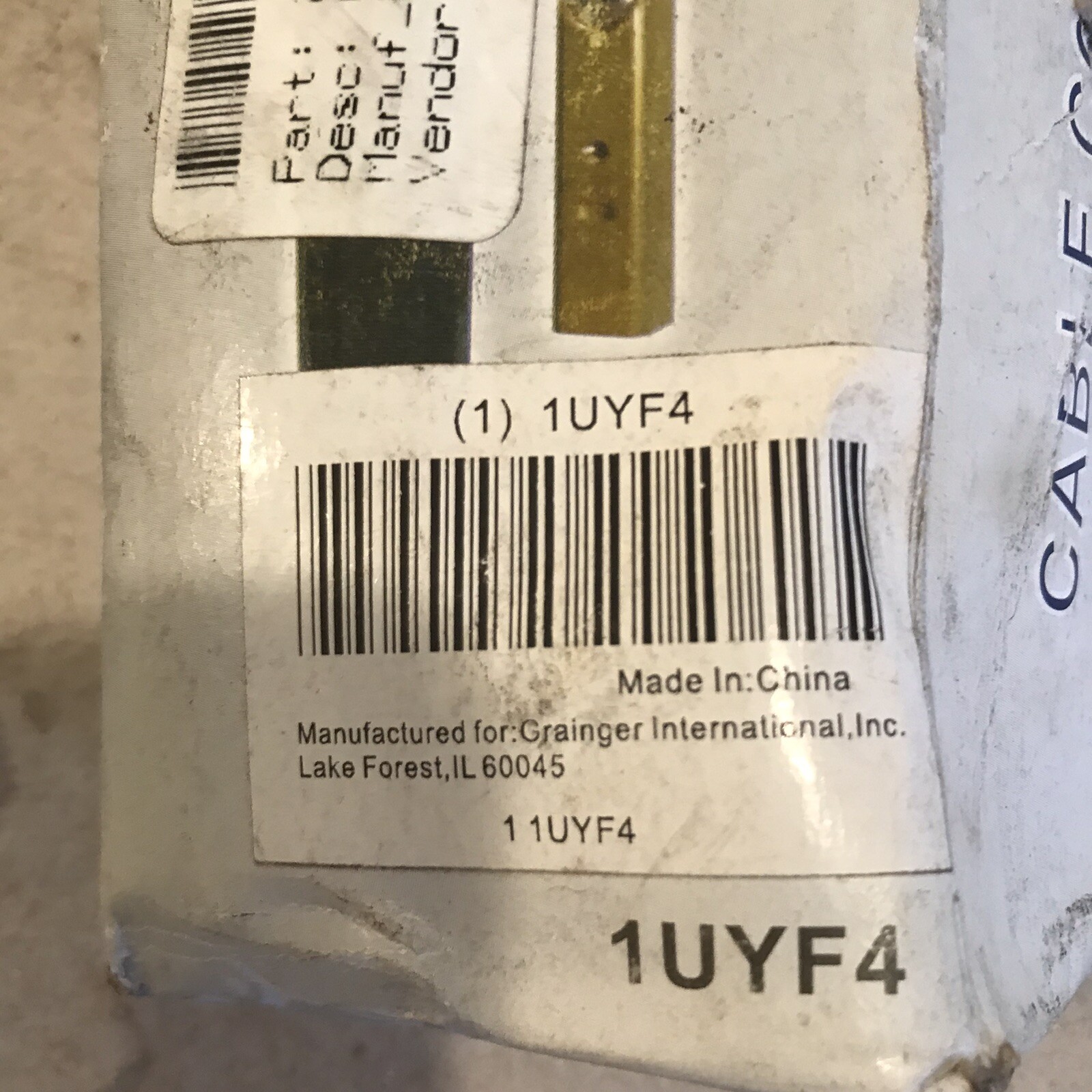 GRAINGER APPROVED 1UYF4 Welding Cable Connector,Male/Female 1MPC