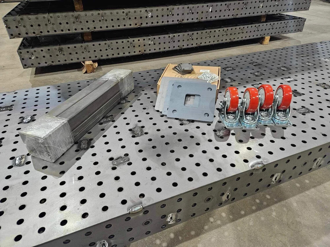 60″x120″ Welding Fabrication Table 5x10ft DIY Flat Kit Fixture Laser Cut in USA