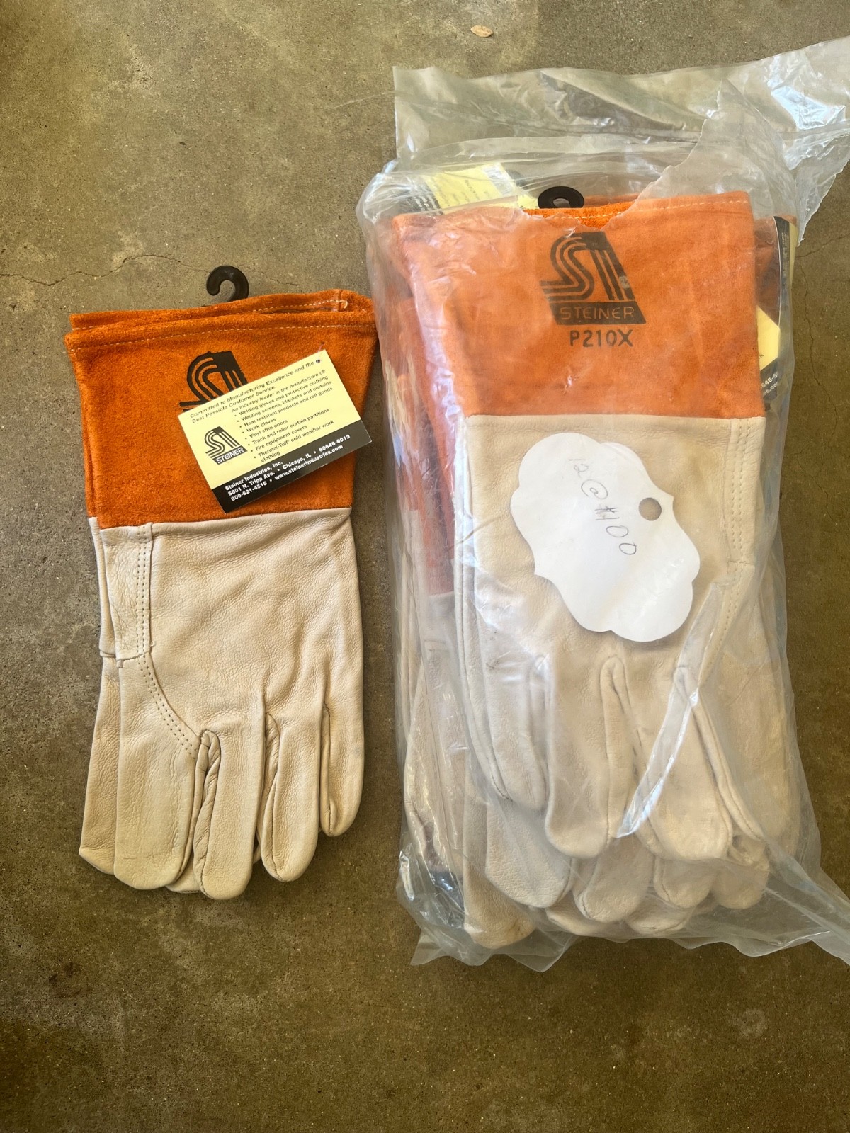 NEW Steiner P210X MIG Welding Gloves – XL (12 pair $100)