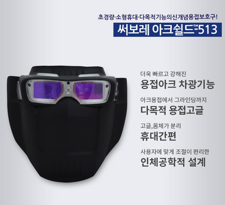 Servore Arc 513 Auto Shade Darkening Welding Goggles Made in Korea