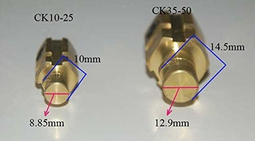 RIVERWELD TIG Welding Cable Panel Connector Plug DKJ10-25 Dinse Quick Fitting 2p