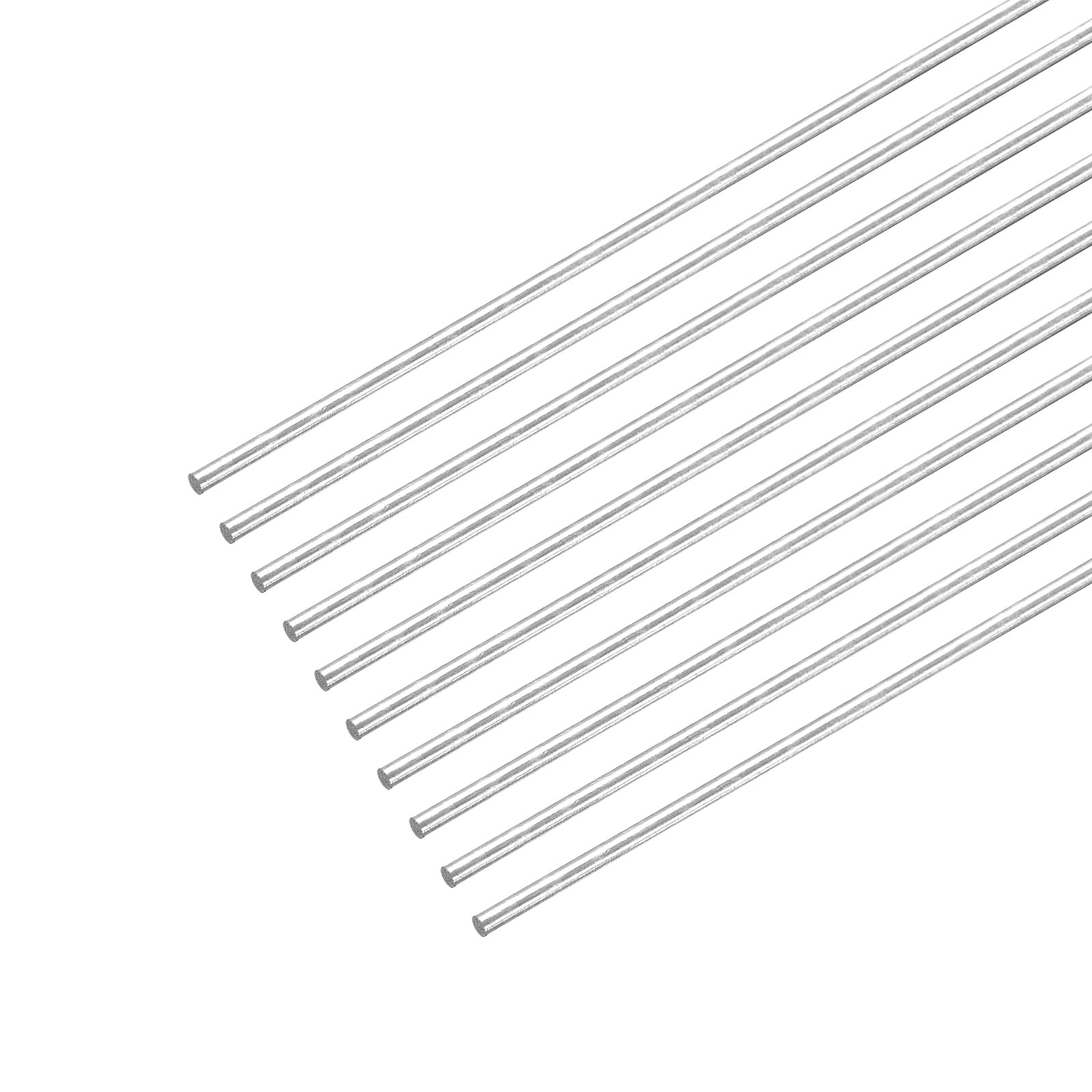 MECCANIXITY 304 Stainless Steel Round Rods, 0.8mm x 300mm Solid x
