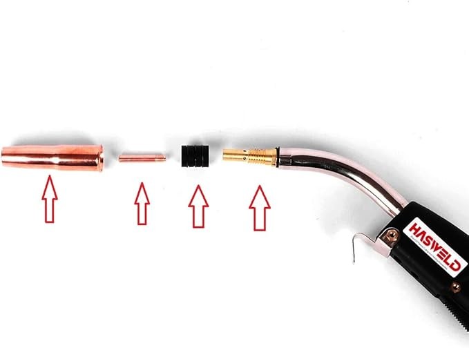 15ft Heavy-duty Mig Welding Gun 250A Replace for Lincoln LN-7 SYNERGIC 25M Wire