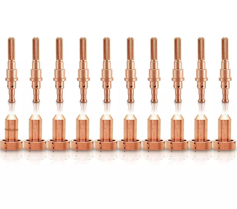 20pcs Plasma Electrode 9-8215 Tip 9-8210 for Thermal Dynamics SL60 SL100 Torch