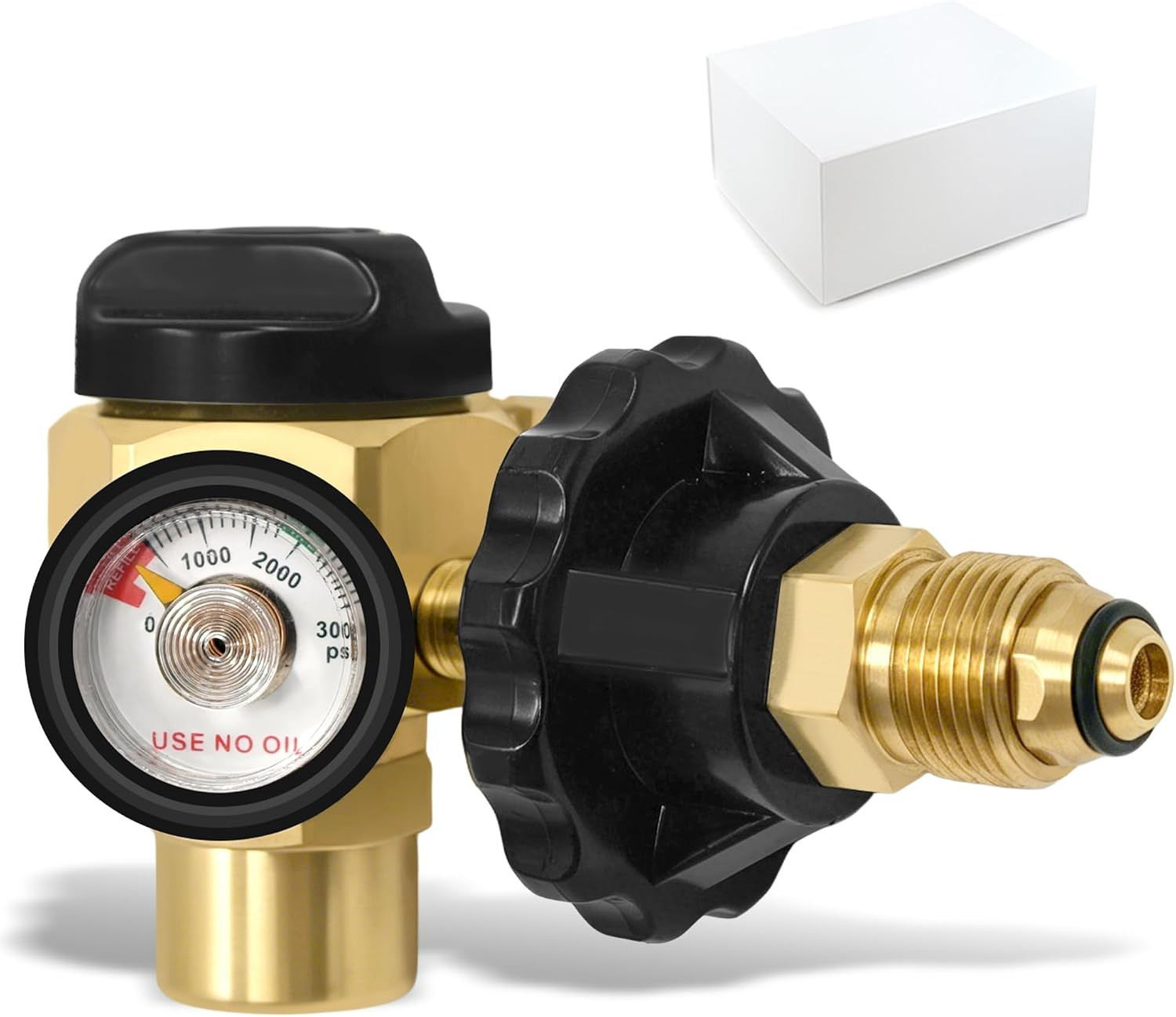VN-500 Nitrogen Purge Control Valve Regulator W/500 PSI Flow Meter 4-Position Fl