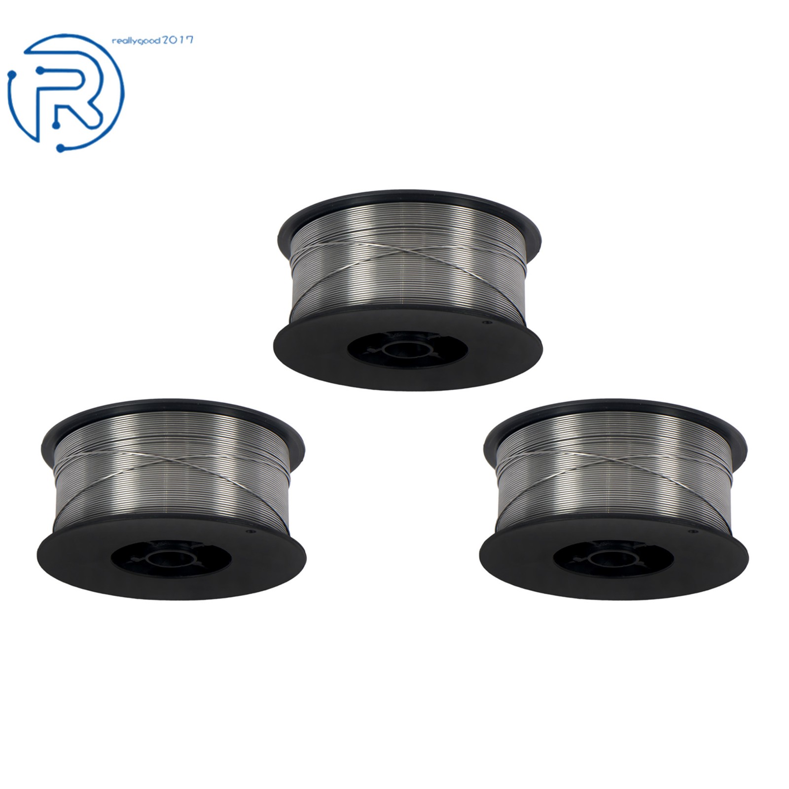 3Pcs E71T-GS 2 Lbs Spool .030″ Gasless Flux Core Mild Steel MIG Welding Wire New