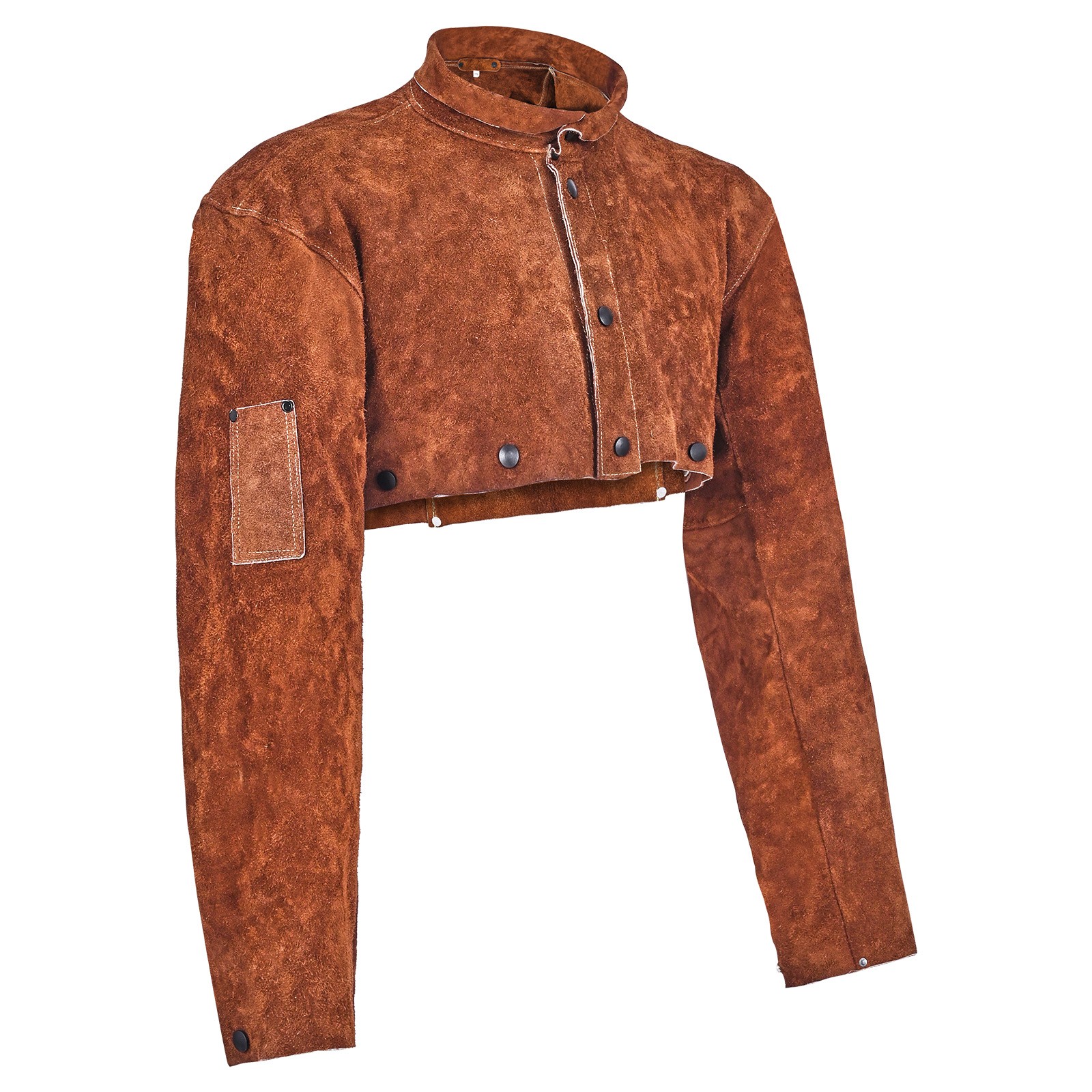 VEVOR Leather Welding Cape Sleeve Heavy Duty Flame Resistant Cape Sleeve M-Size