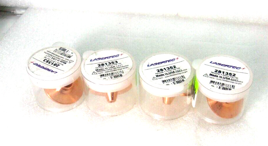 (4 Pcs) American Torch Tip Lasertec 281352 Nozzle 1.5mm De HP, New