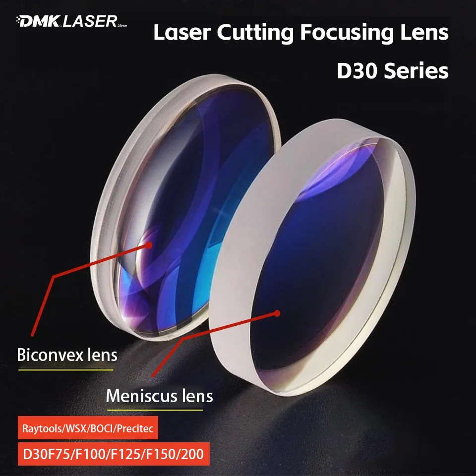 D30 Laser Meniscus/ Biconvex Lens Collimating Focus Lenses For Raytools BOCI