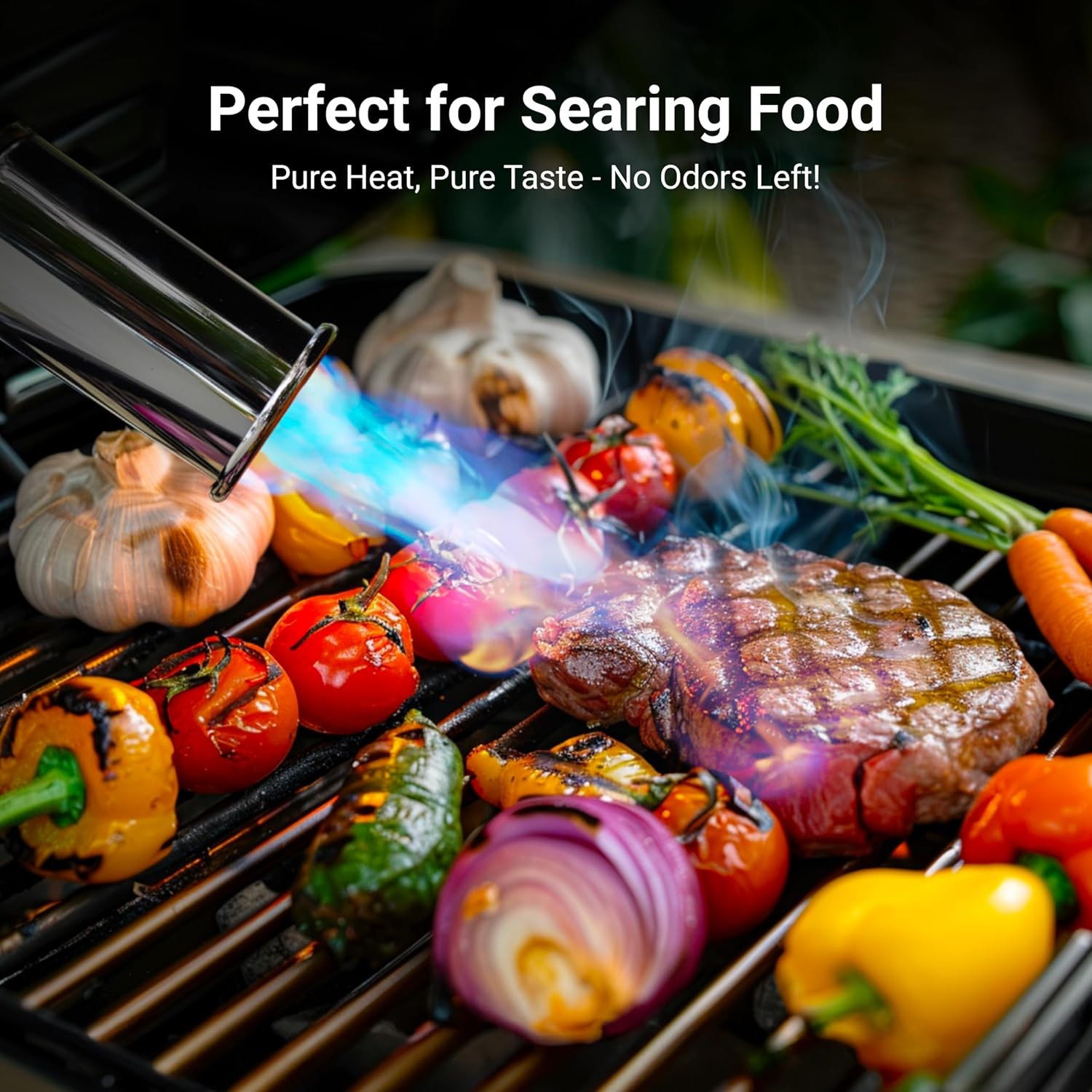 Powerful Propane Torch, Kitchen Cooking Culinary Torch Lighter, Black