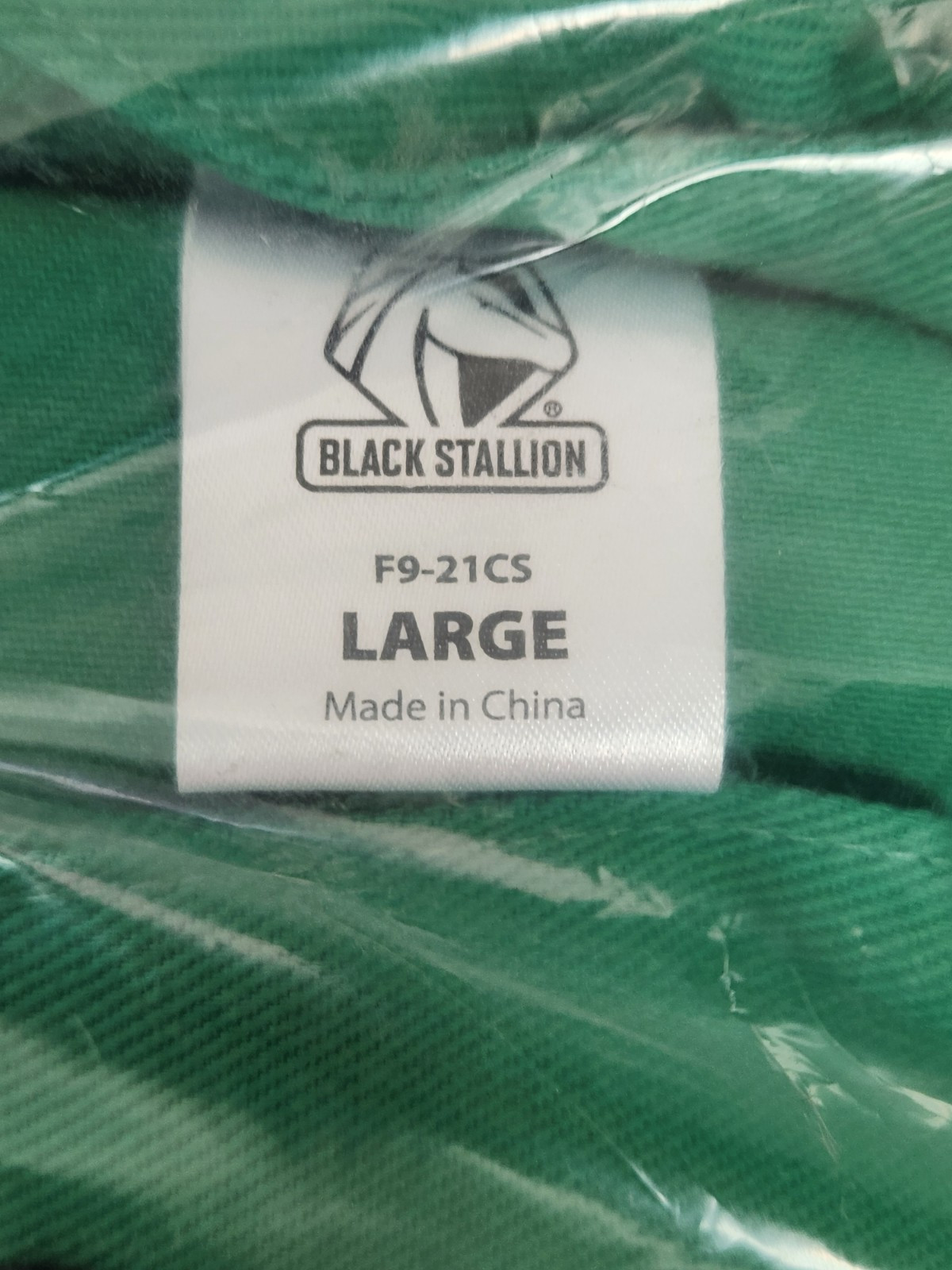 LARGE Black Stallion F9-21CS FR Cotton Welding Cape Sleeves 9oz Green