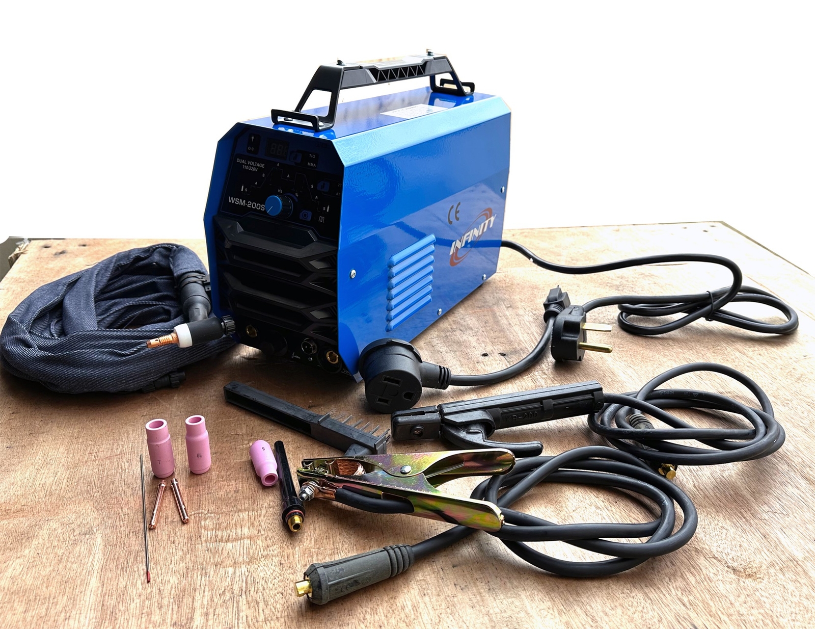 Dual Voltage110/220V TIG 200 AMP ARC DC Inverter Welding Machine Argo Gas Welder