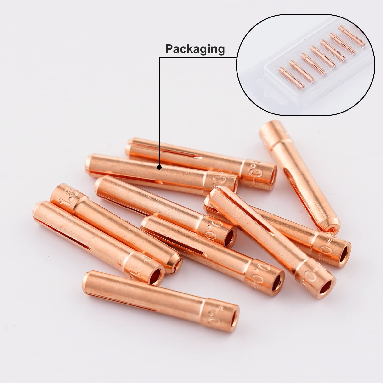 Tig Collet 13n23 3/32″&2.4mm For Tig Welding Torch 9 20 & 25 Series Consumable