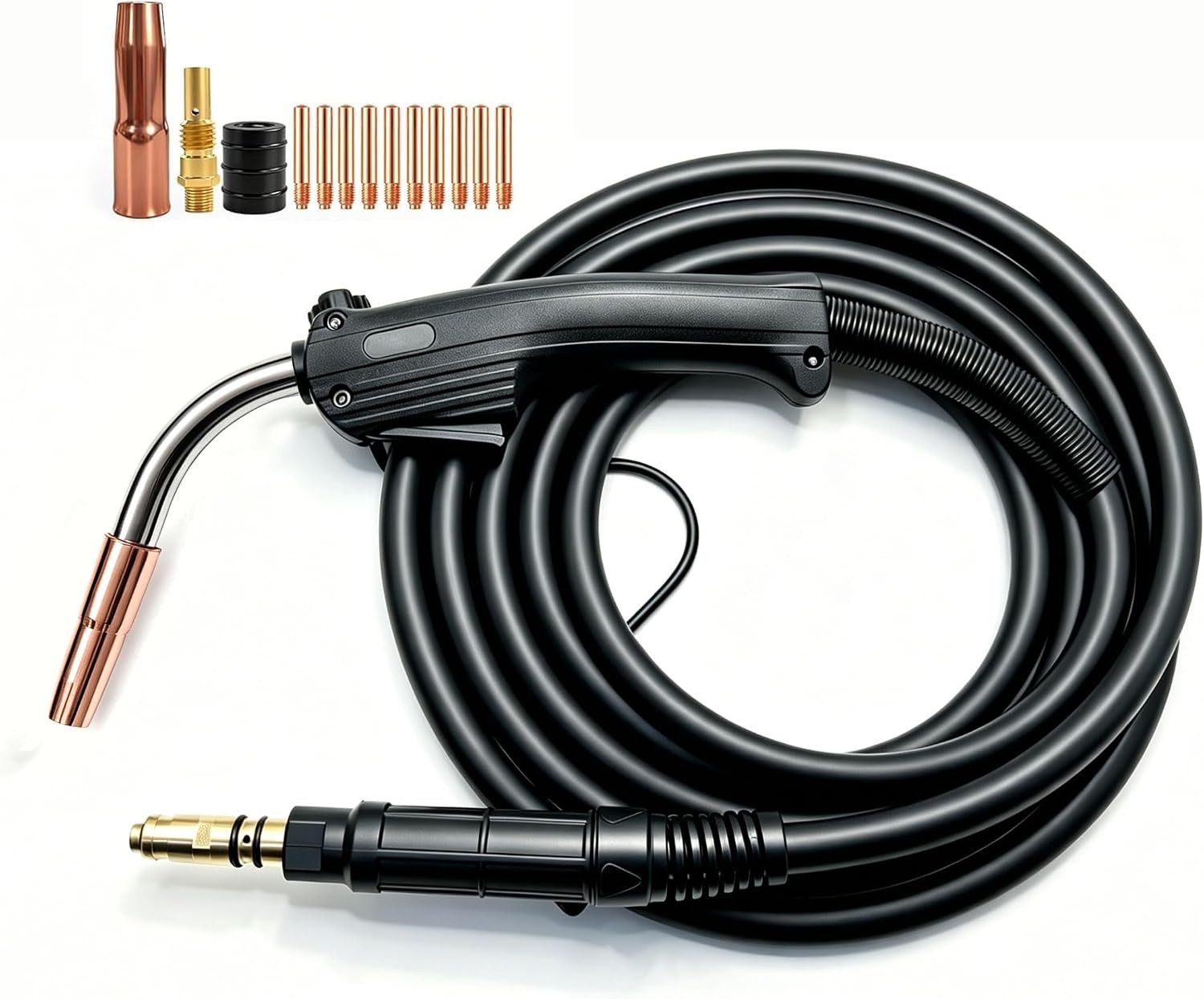250A 15ft MIG Welding Gun for Lincoln Electric POWER MIG 216/255xt/256 With tips