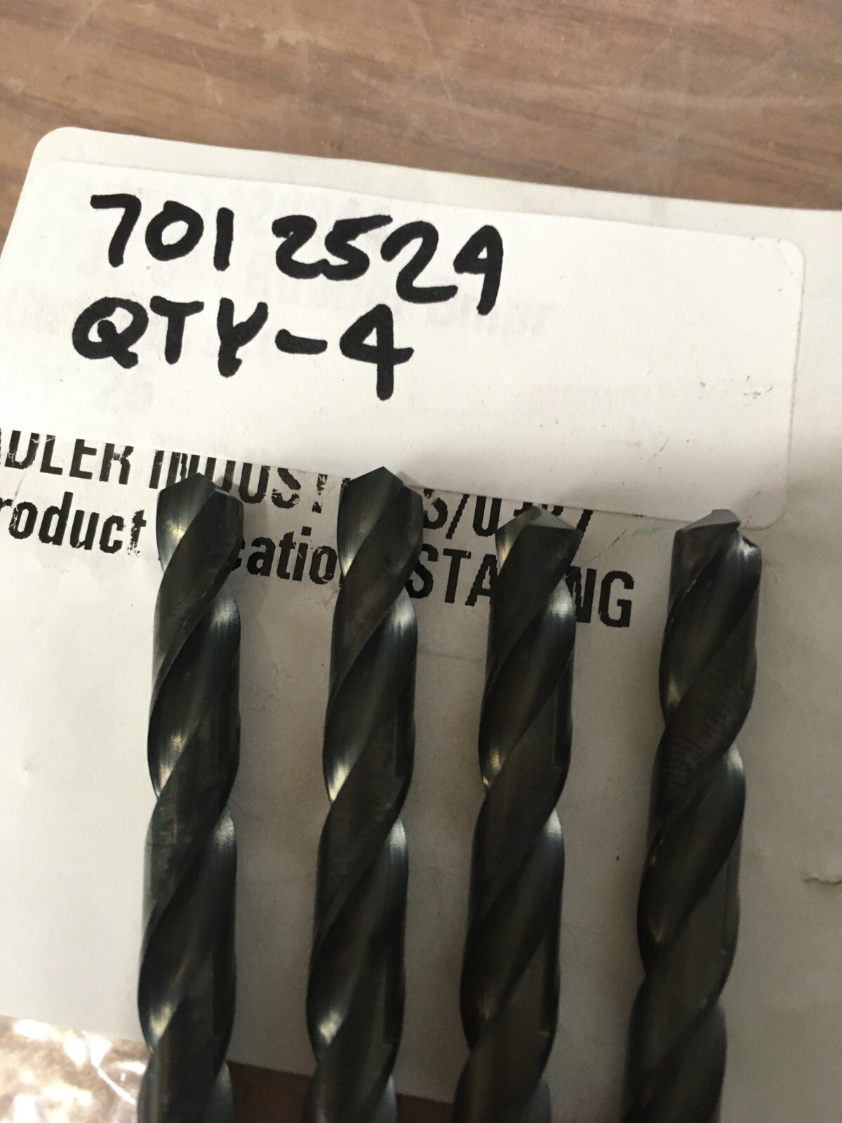 (4) Cleveland® – #5 HSS 118° Black Oxide Finish Jobber Drill