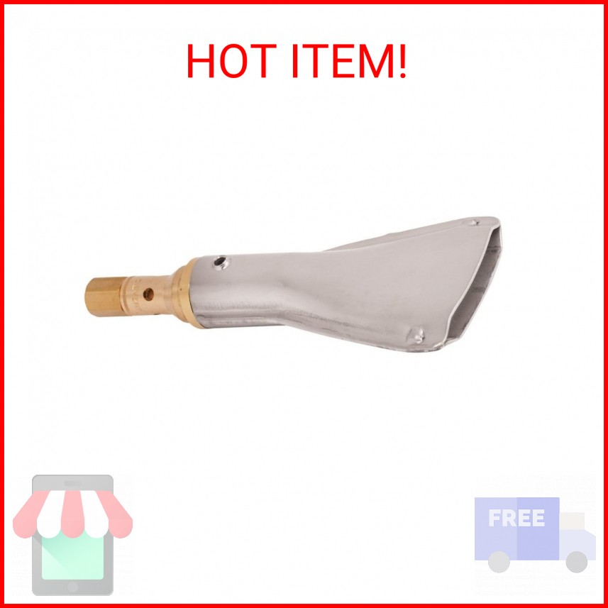 SIEVERT Multi-Torch Brass Interchangeable Flat Flame Burner Tip (Fuel Not Includ