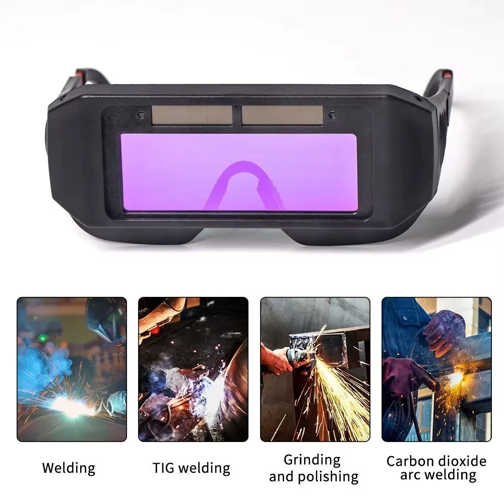 2Pcs Welding Glasses Auto Darkening Goggles Mask Safety Automatic Dimming Welder