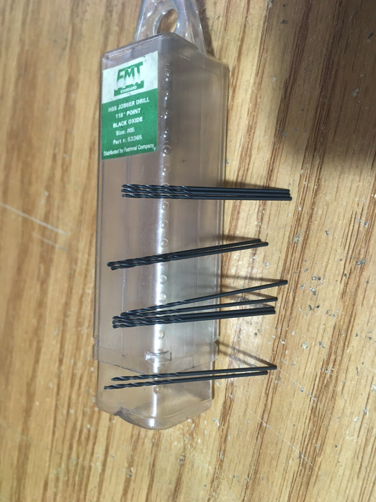 (11) #65 HSS 118° Black Oxide Finish FMT® Jobber Drill