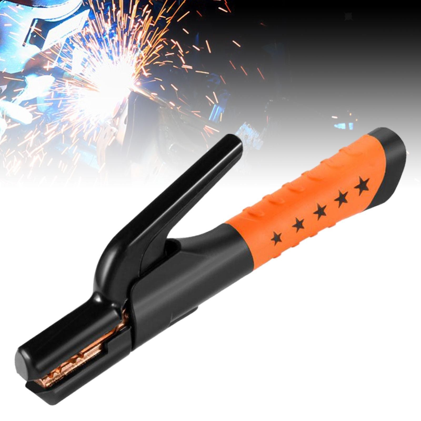 500Amp Welding Electrode Holder Anti Scald Heavy Duty Anti Slip Handle Electric