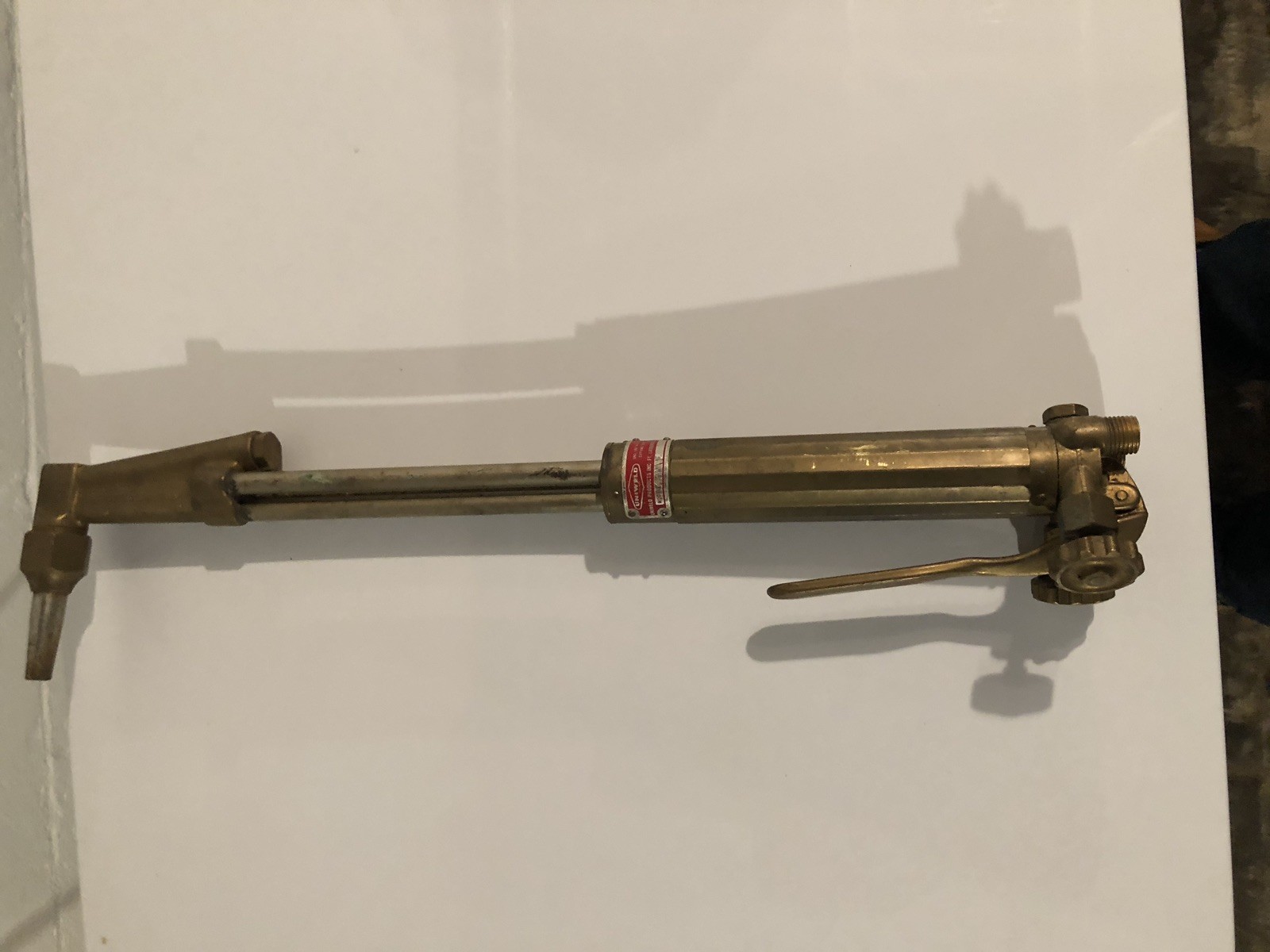 Uniweld 40AF-18, Hand Cutting Torch 90Â° 18″ Bottom Rear Lever Fuel/Gas