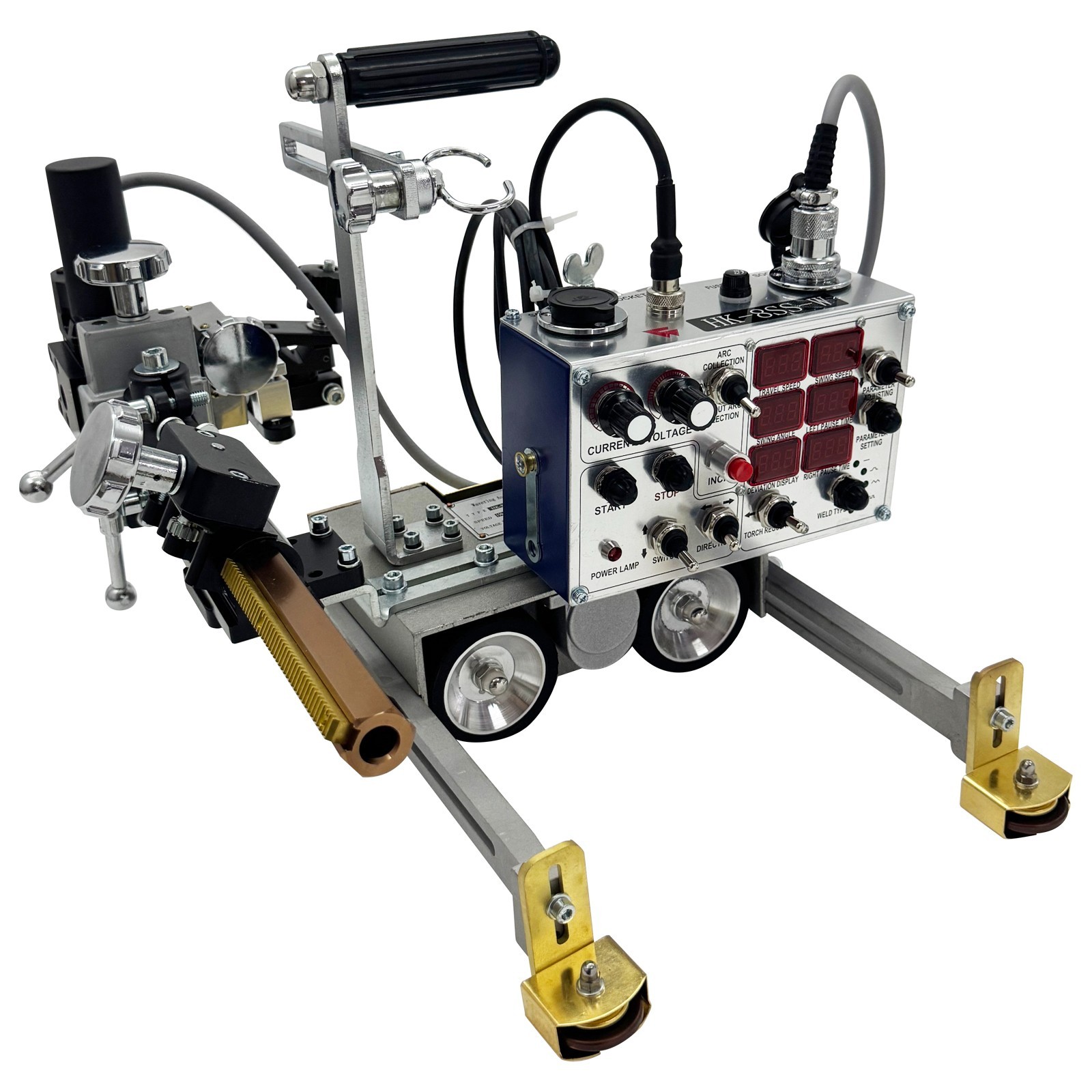 110V HK-8SS-W Automatic Welding Carriage Swing Magnetic Angle Welding Machine