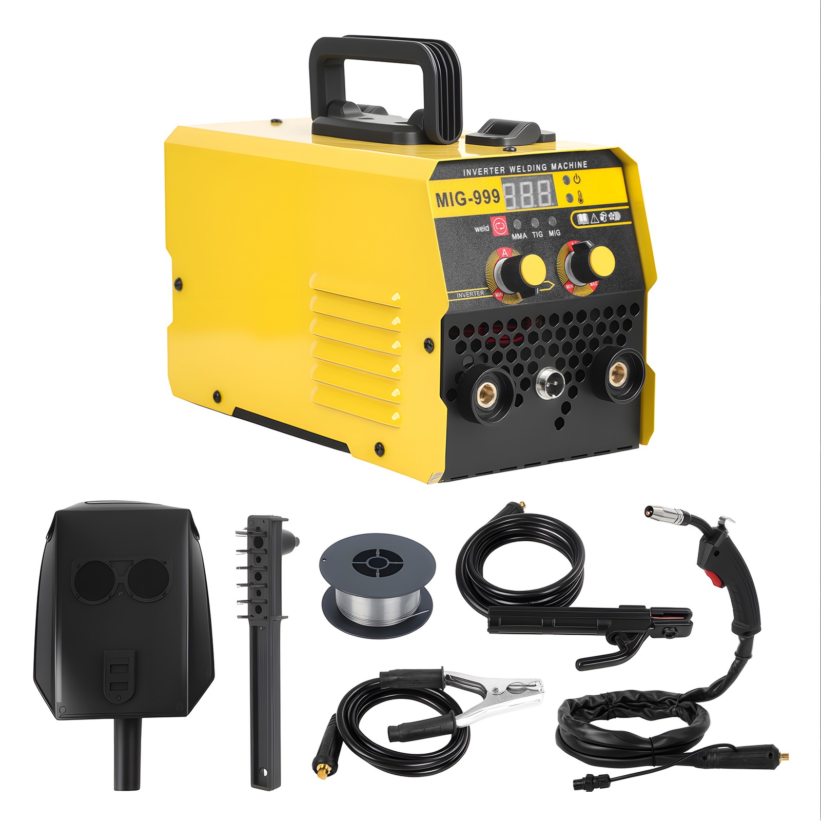 140A 3-in-1 MIG Welder 110V Digital Display Portable Welding Kit for Home NEW
