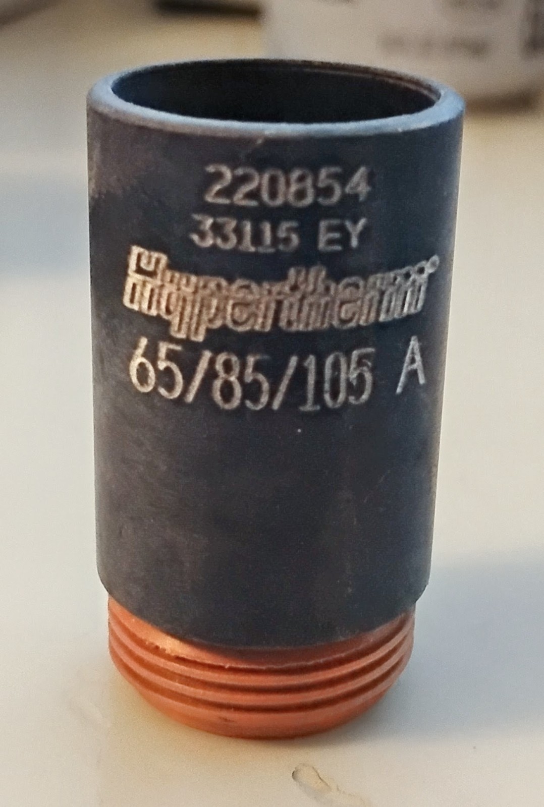 Hypertherm 220854 Duramax/LK/RT Retaining Cap, 10-105A, Powermax 45XP/65/85/105
