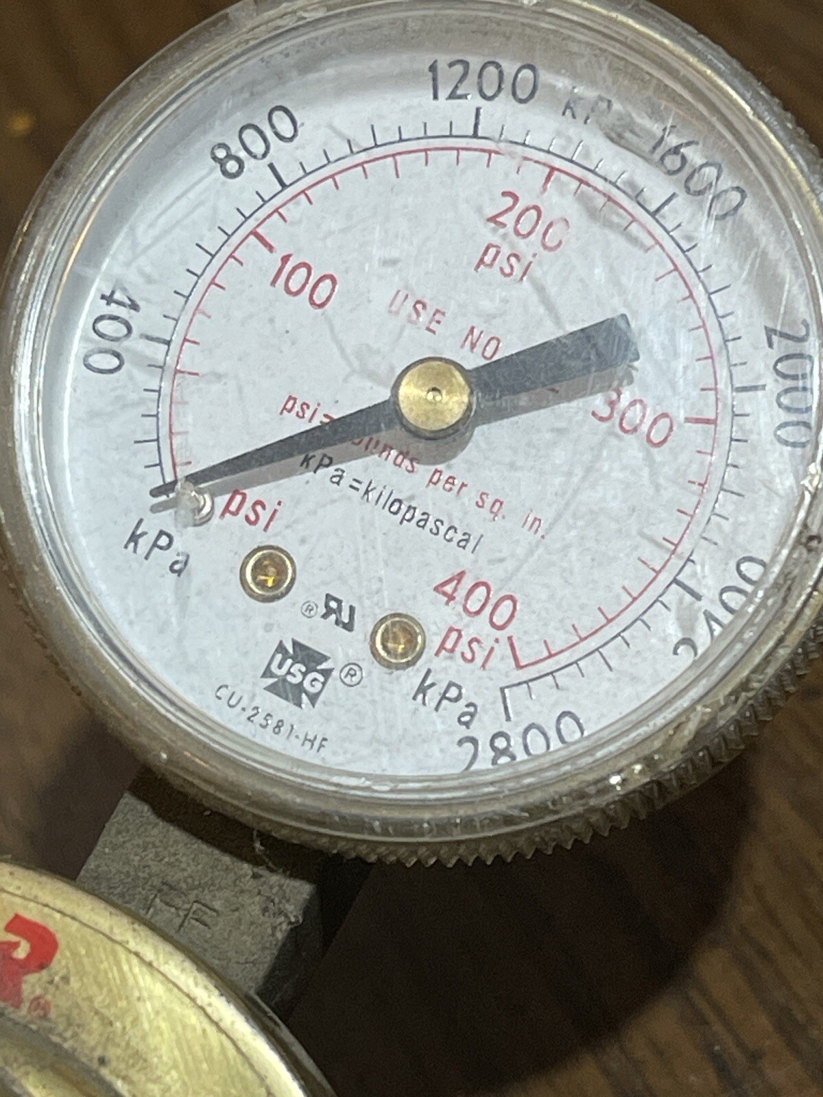 RADNOR Rc250-15-510 MEDIUM DUTY ACETYLENE SINGLE REGULATOR