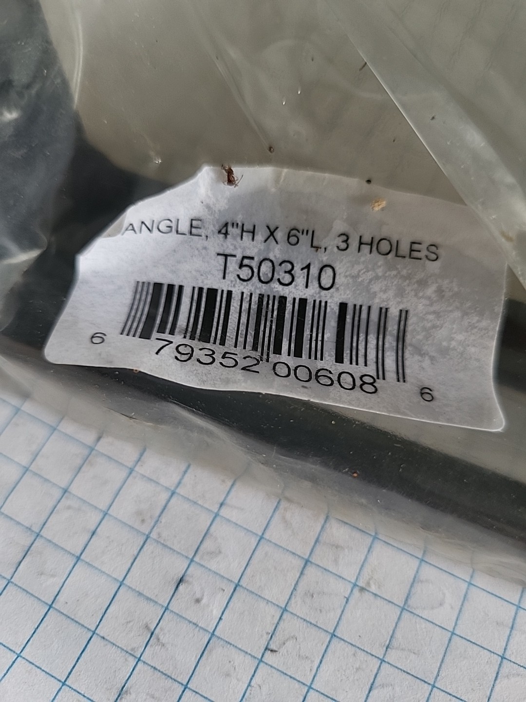 BUILDPRO T50310 Right Angle Bracket, 5″ Slot 3 Holes
