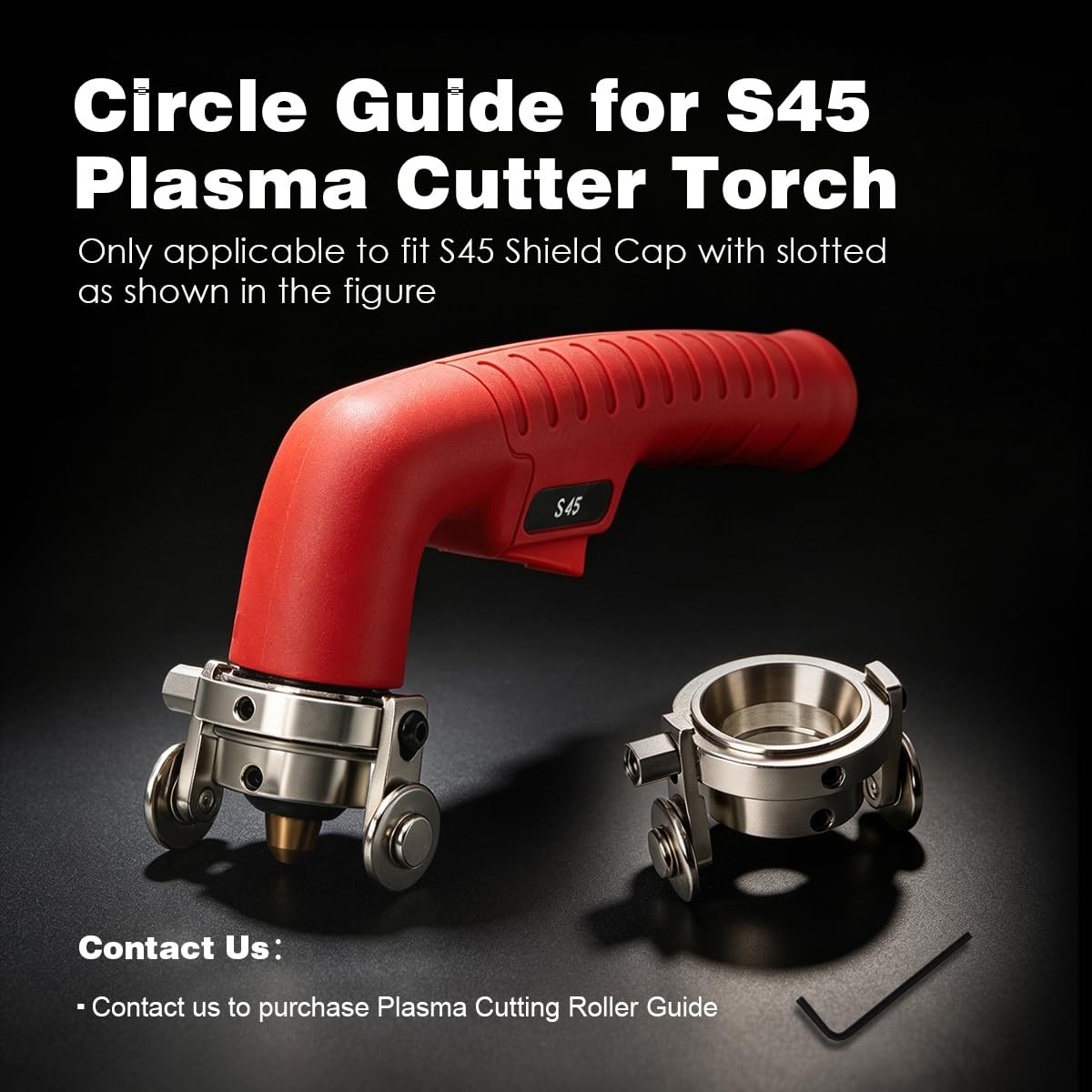 S45 Circinus Roller Guide Compass Wheel for S25 S45 PT-60 IPT-60 Torch