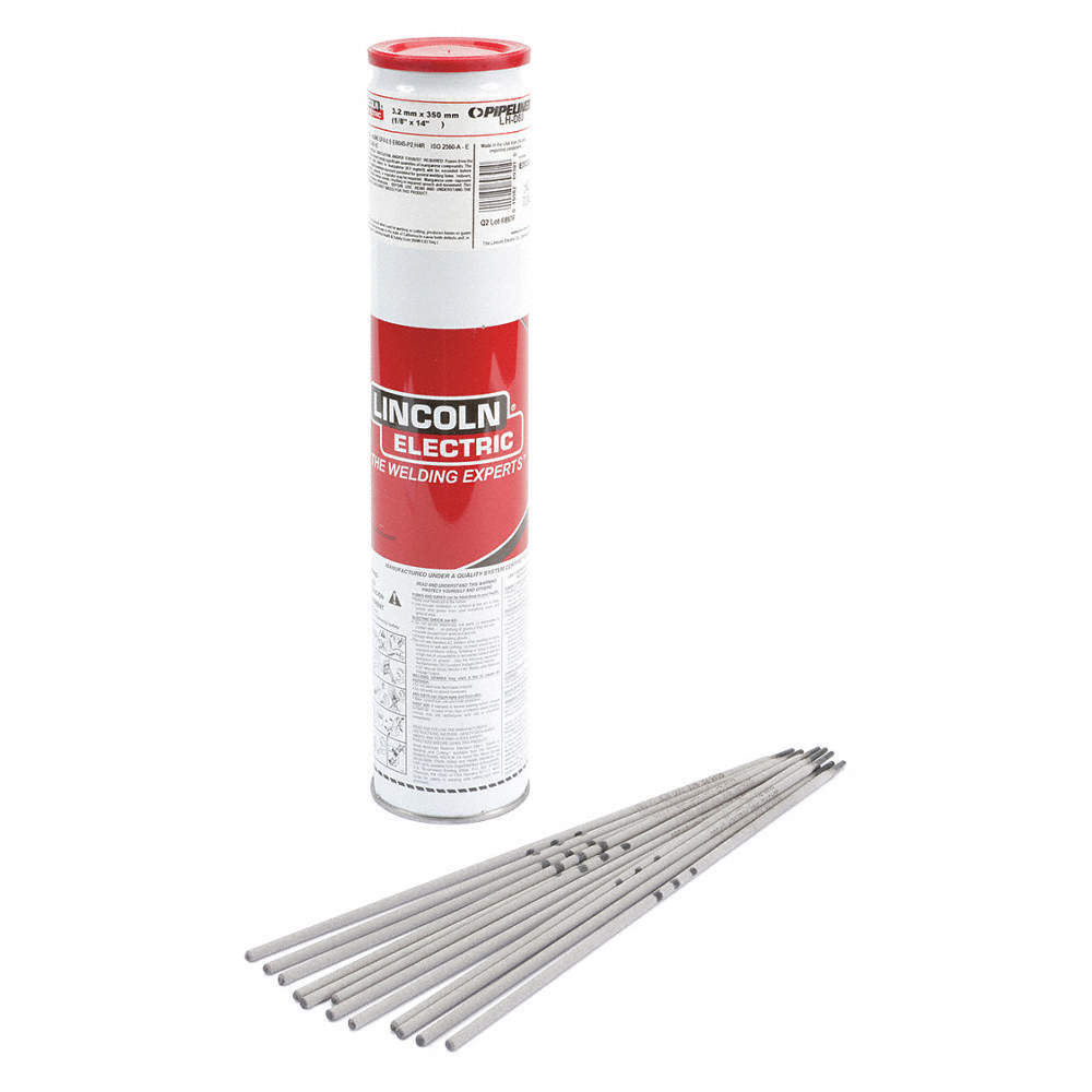 LINCOLN ELECTRIC ED032565 Stick Electrode,E6010,1/8″,14 L,10 lb 49JR48