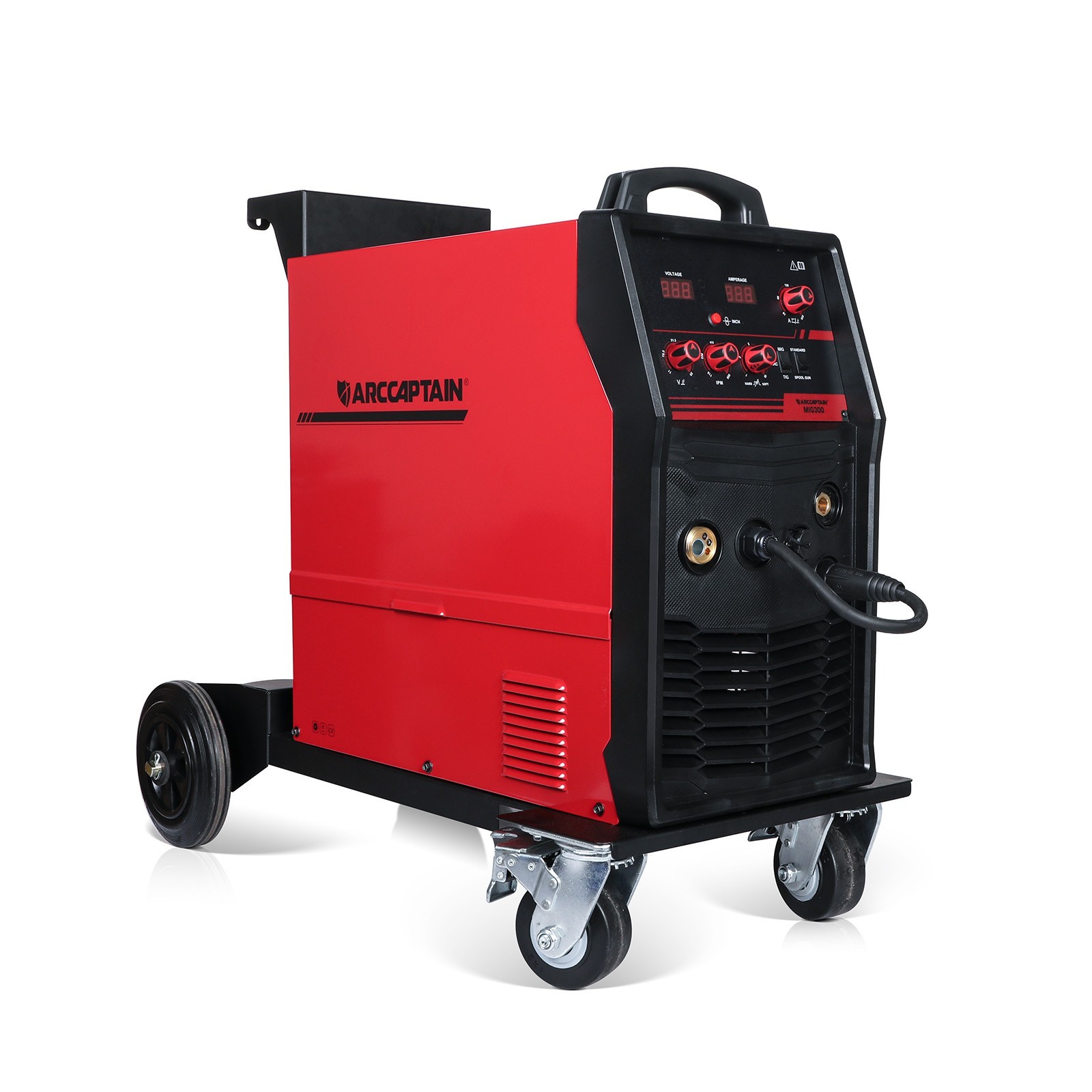 ArcCaptain MIG300 5-in-1 Industrial Welder, 240V, 50Hz/60Hz