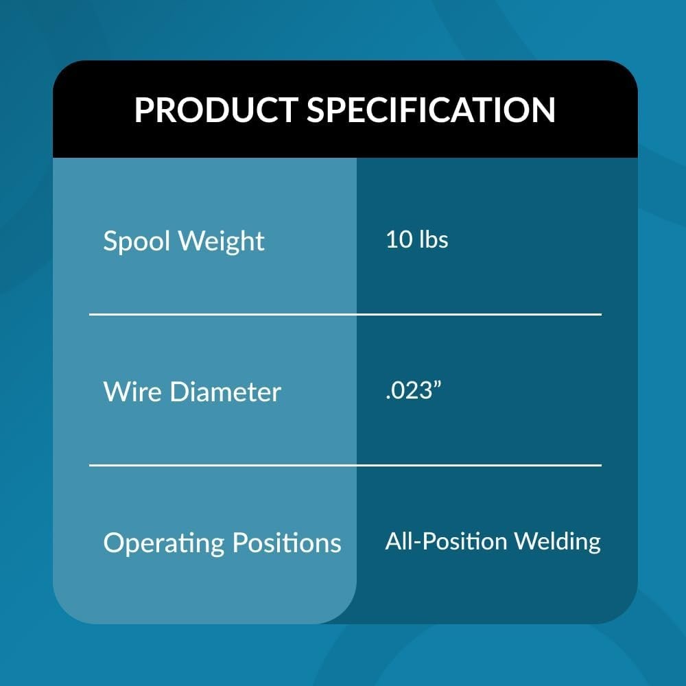 PGN ER70S-6 Solid MIG Welding Wire .023″ – Low Splatter, 10 lbs. of Quality