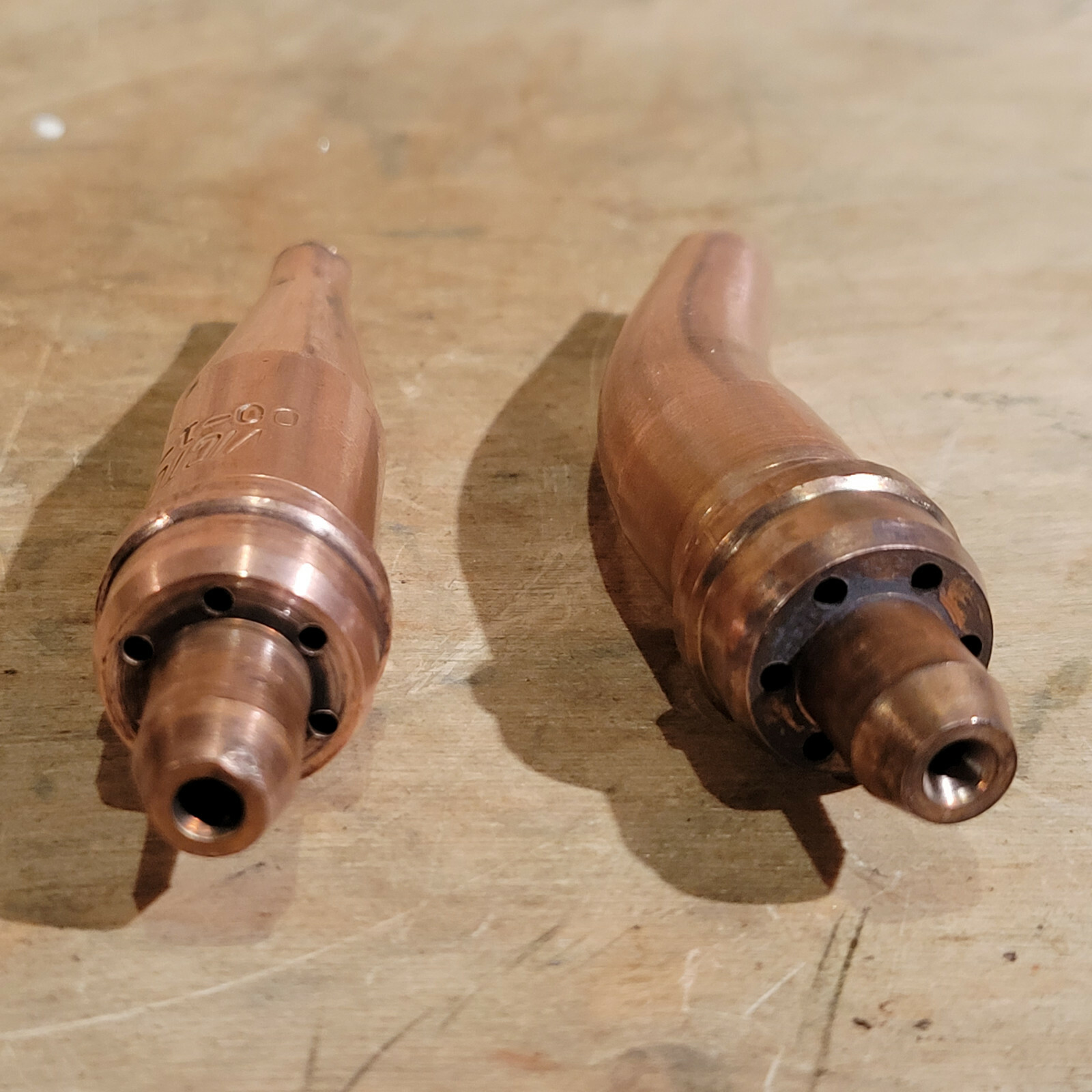 Victor Cutting Torch Tips Pair 2 1 118 & 00 1 101 Acetylene Swanky Barn