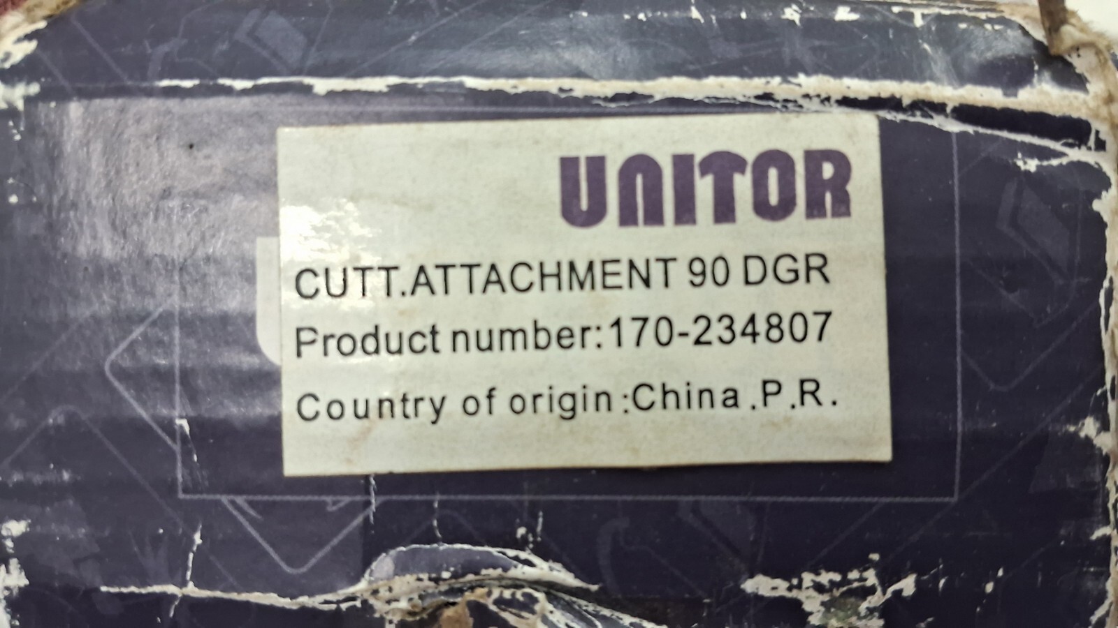 UNITOR PE36GA SHANK W/NON RETURN VALVES