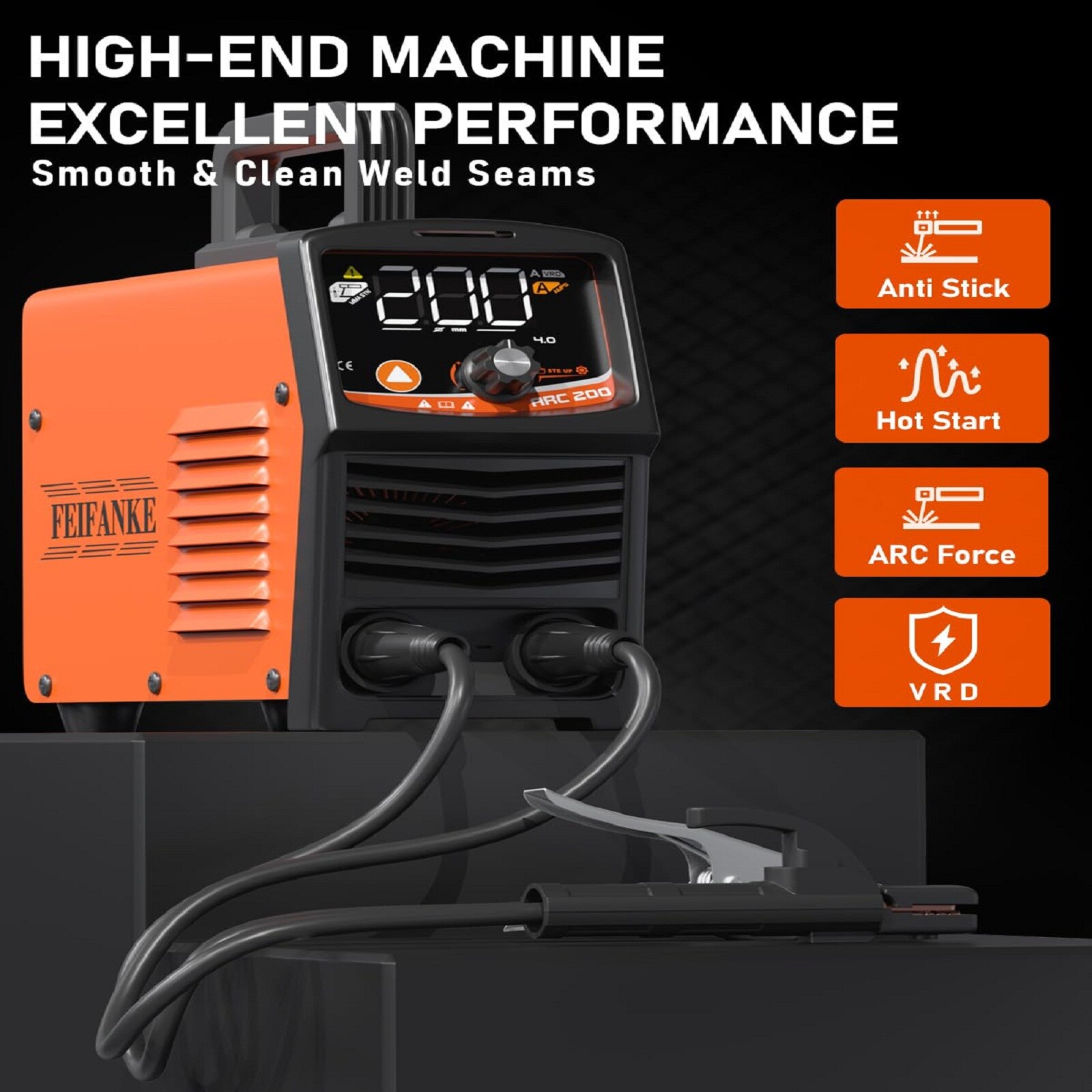 200A Stick Welder ARC/Lift TIG Welder 110V/220V (TIG Welding Torch Included)