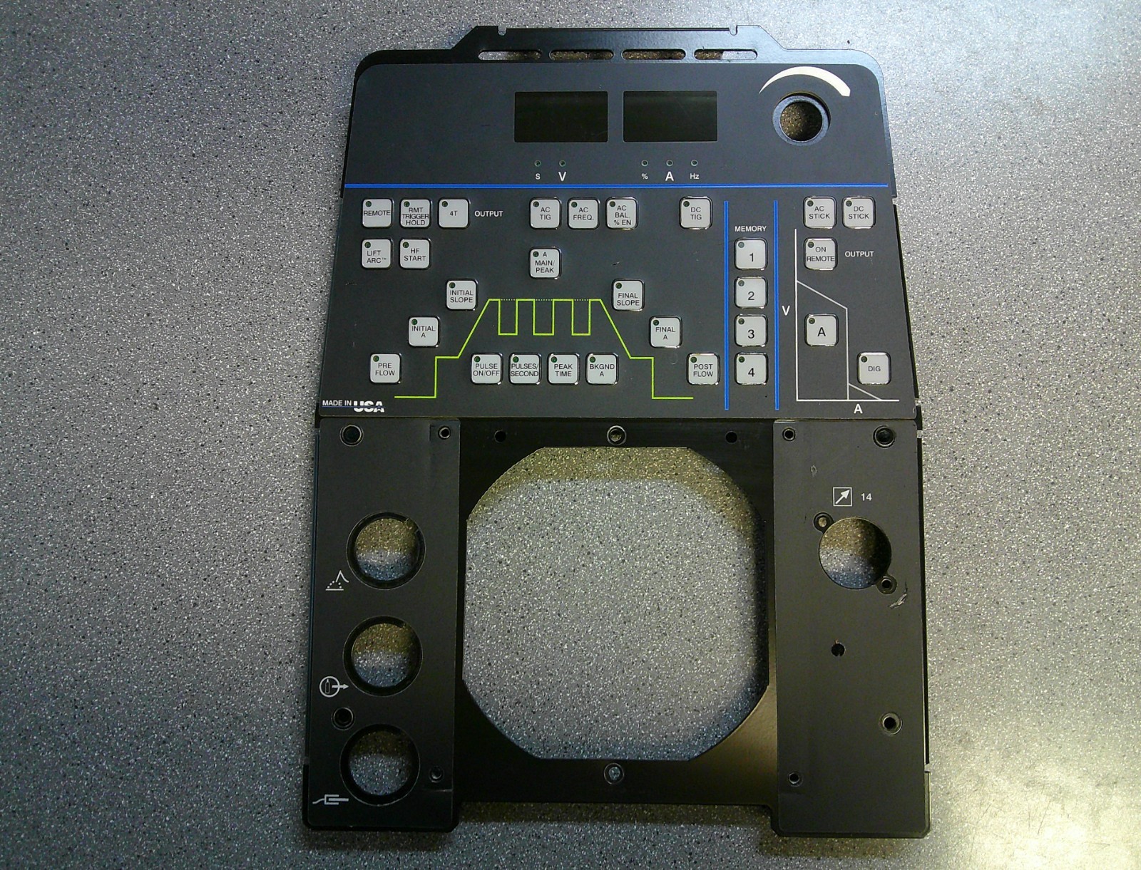 MILLER DYNASTY 300 DX FRONT PANEL & MEMBRANE 189229 / 190542