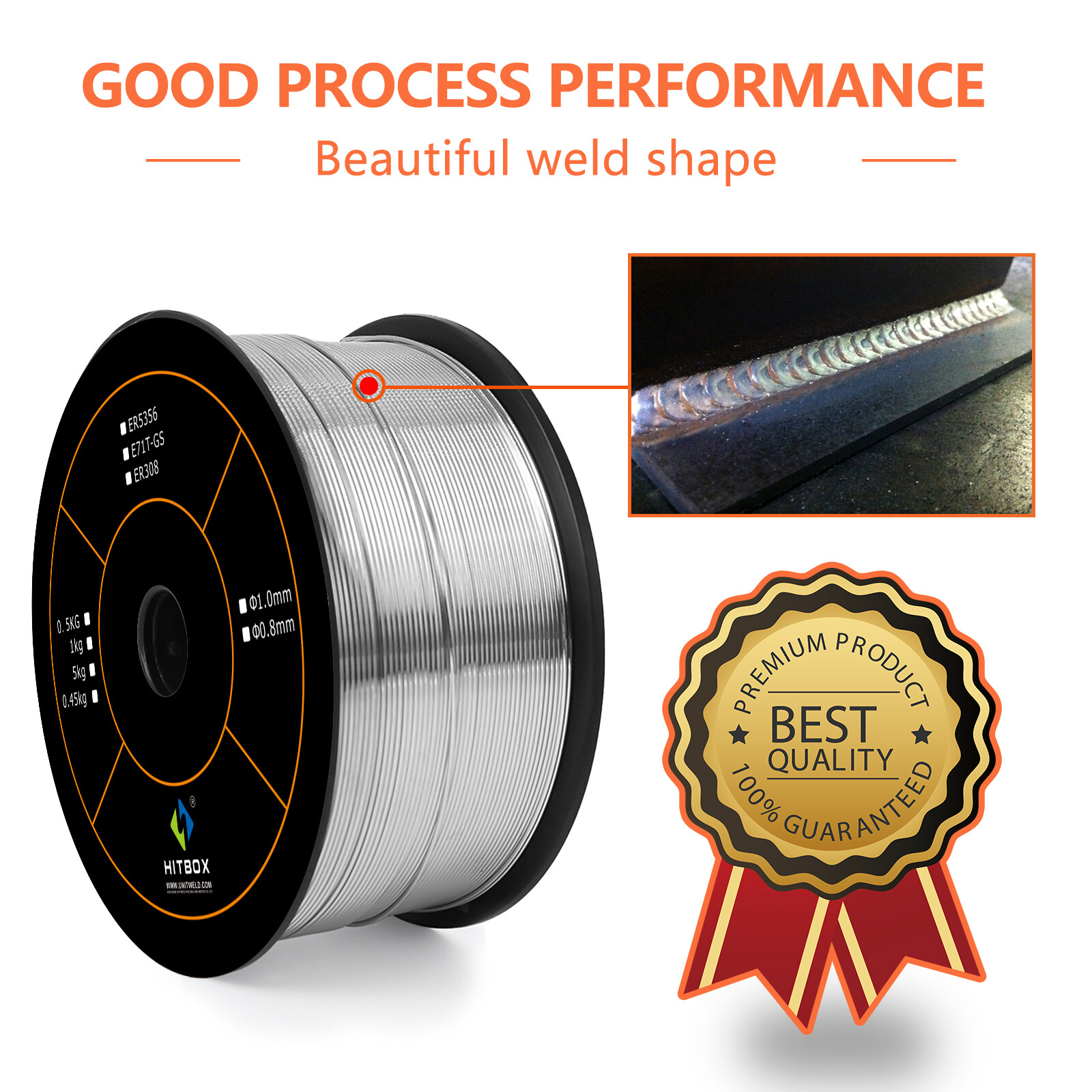 Useful DIY Maintenance Gasless Welding Wire 035 – 1lb MIG Spool, ER5356 0.5KG US