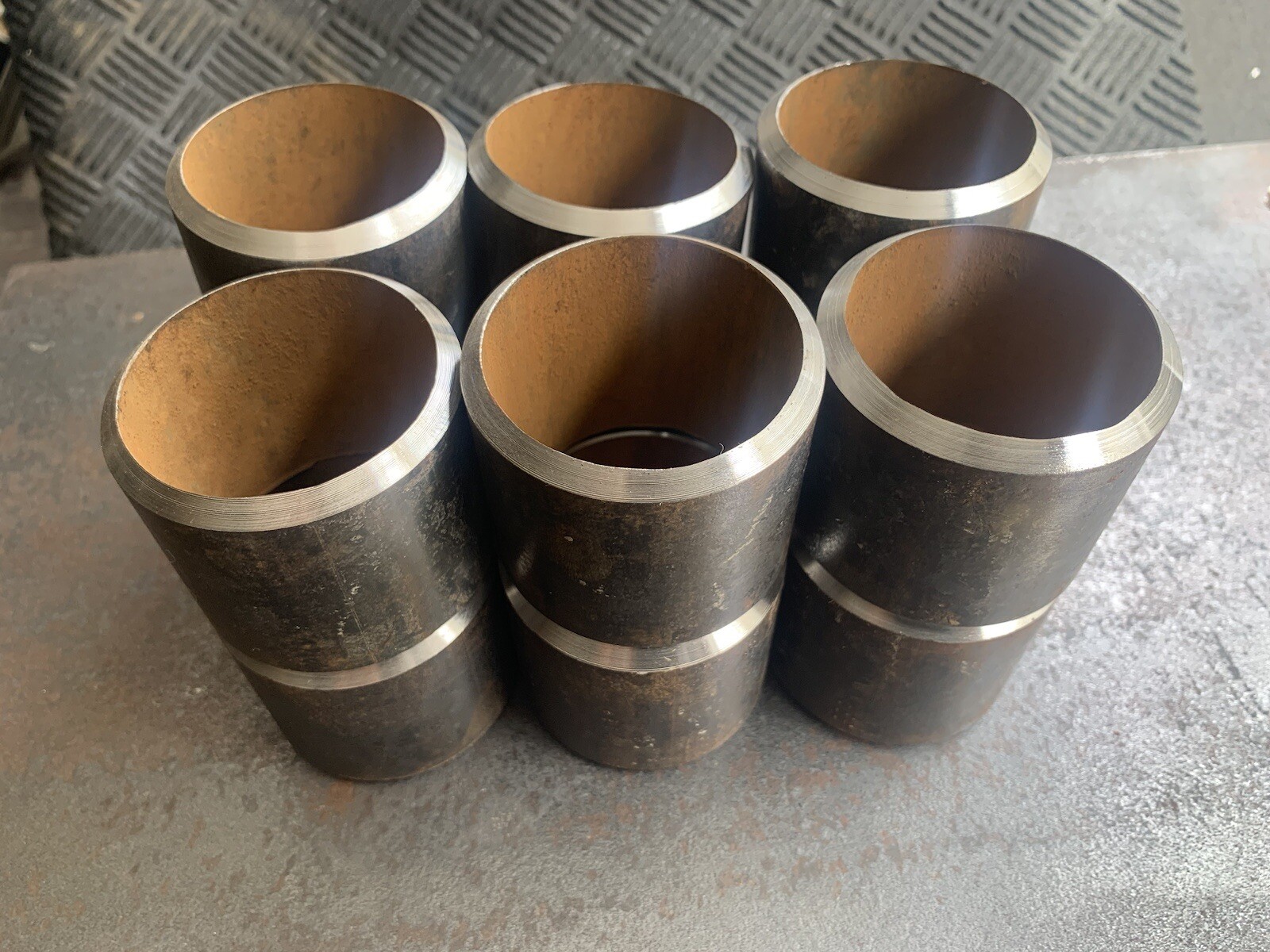 Weld COUPONSs, Pipe Beveled couponsS 3” ID x 2″ +/-1/8″ SCH 40 1 PAIR