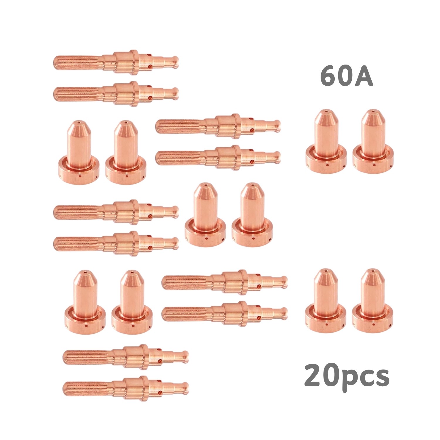 Plasma Torch Consumables For Thermal Dynamics SL60-SL100 PK20 60A 9-8215 9-8210