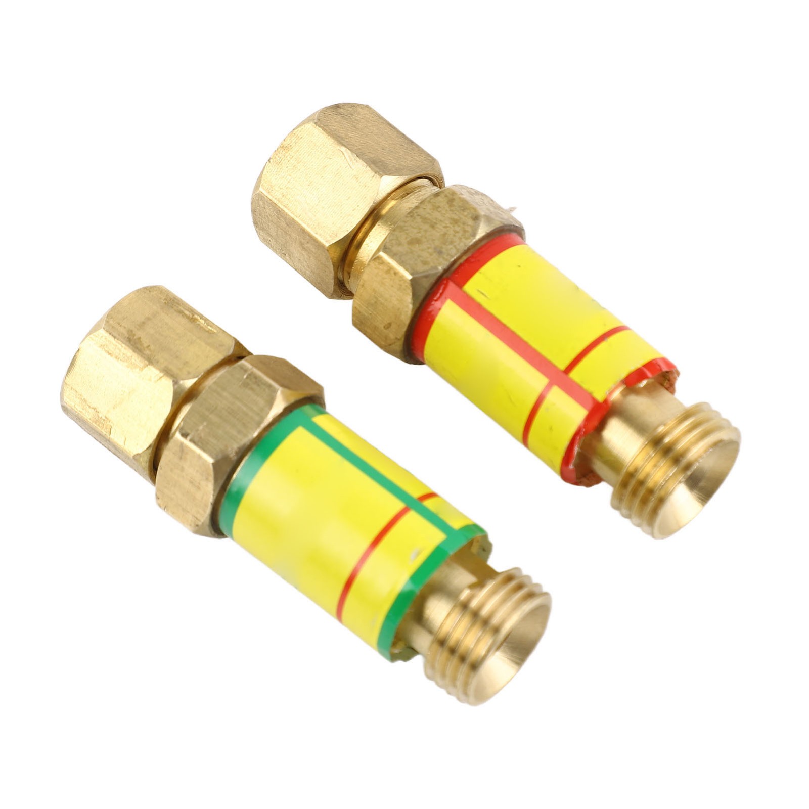 1 Pair Oxygen Acetylene Check Valve Flashback Arrestor (M16*1.5)