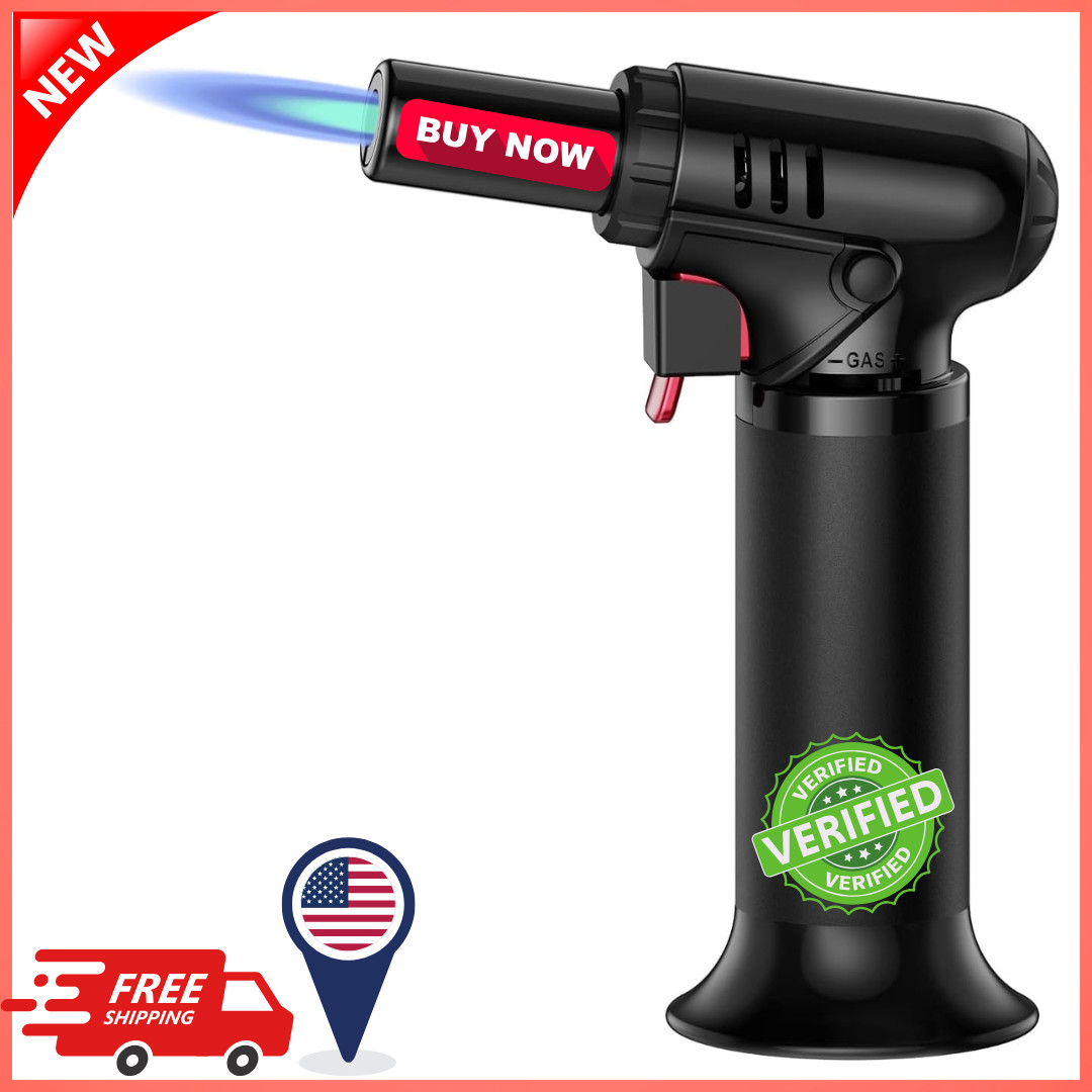Butane Torch,Kitchen Torch,Cooking Torch,Culinary Torch,Mini Blow Torch,BBQ,Food