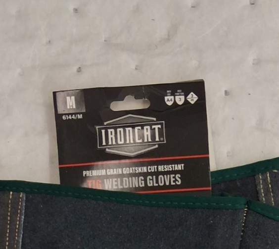 Pip Welding Gloves Size M Leather & Synthetic Leather Pair 6144/M