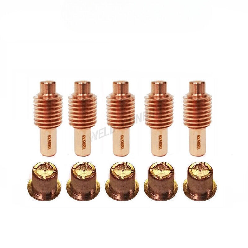 10pk 120573 + 020350 Plasma Electrode Nozzle For Powermax 600/800/900 MAX Torch