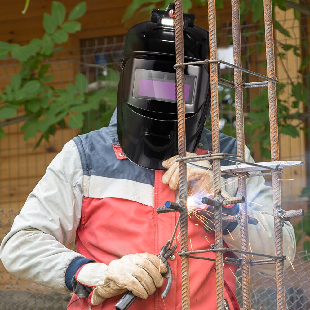 US Welding Helmet Mask Auto Darkening Welder Arc Tig Mig Grinding Solar Powered