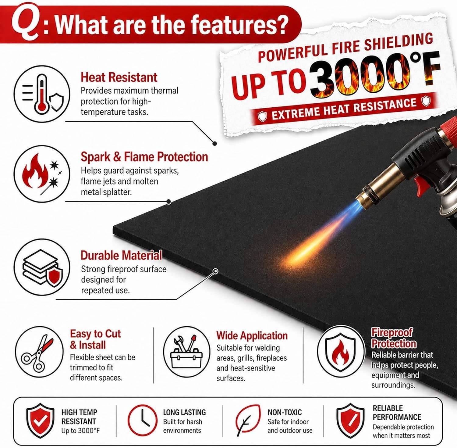 Flame Retardant Welding Blanket 48×72 inch