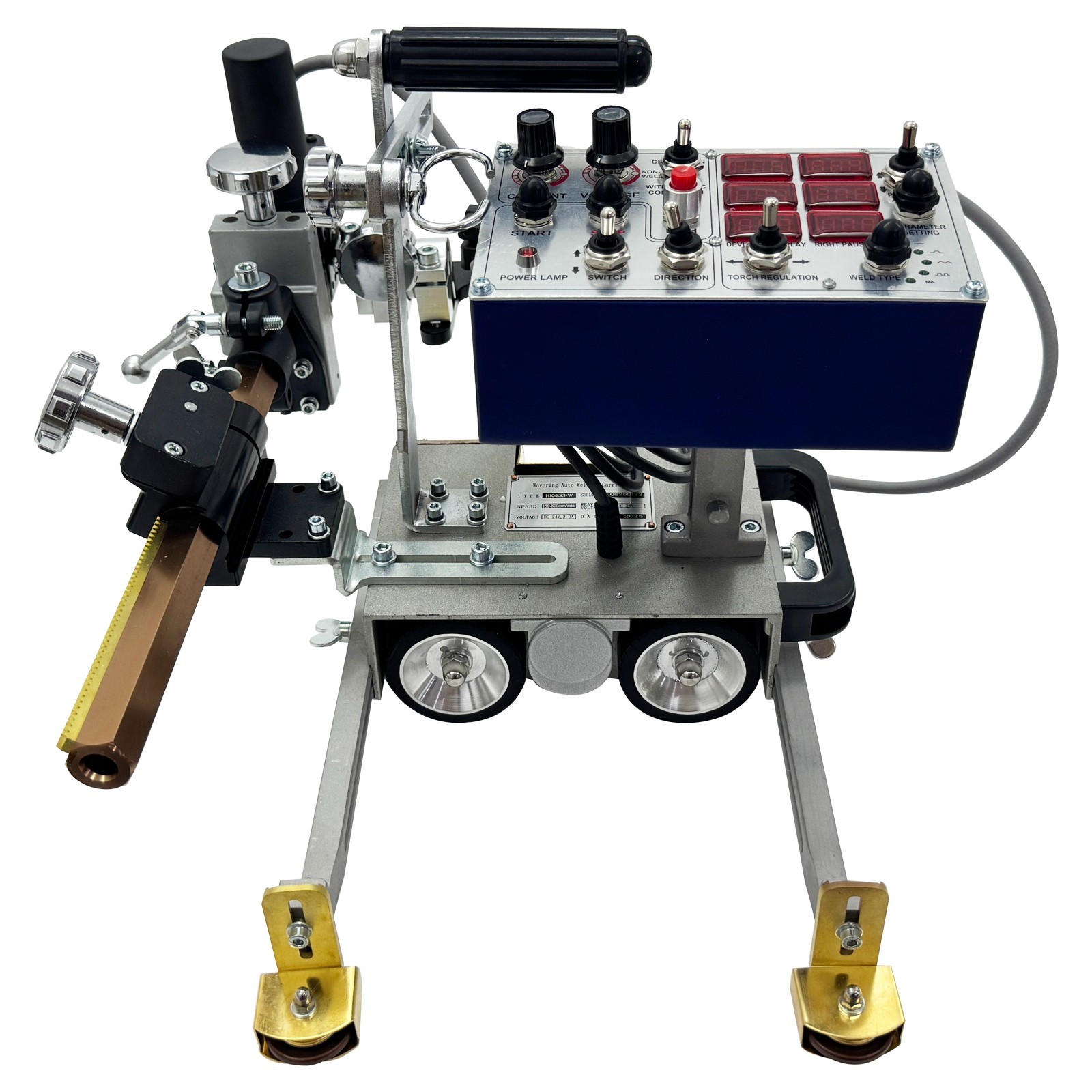 110V HK-8SS-W Swing Type Magnetic Fillet Welding Auto Trolley Welding Carriage