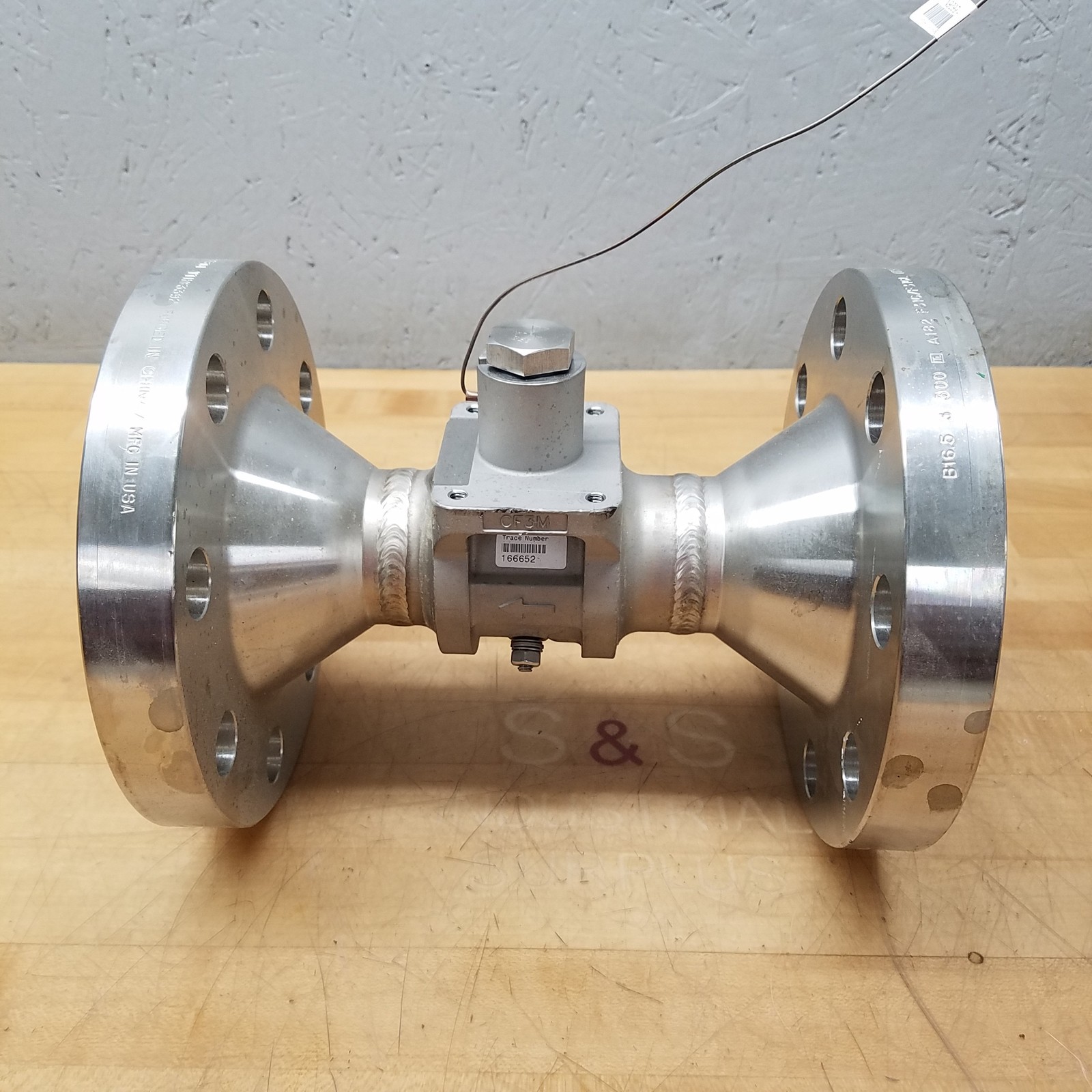 166652 Valve, B16.5 3 300, A182 F316/F316L YTH83392 – NEW