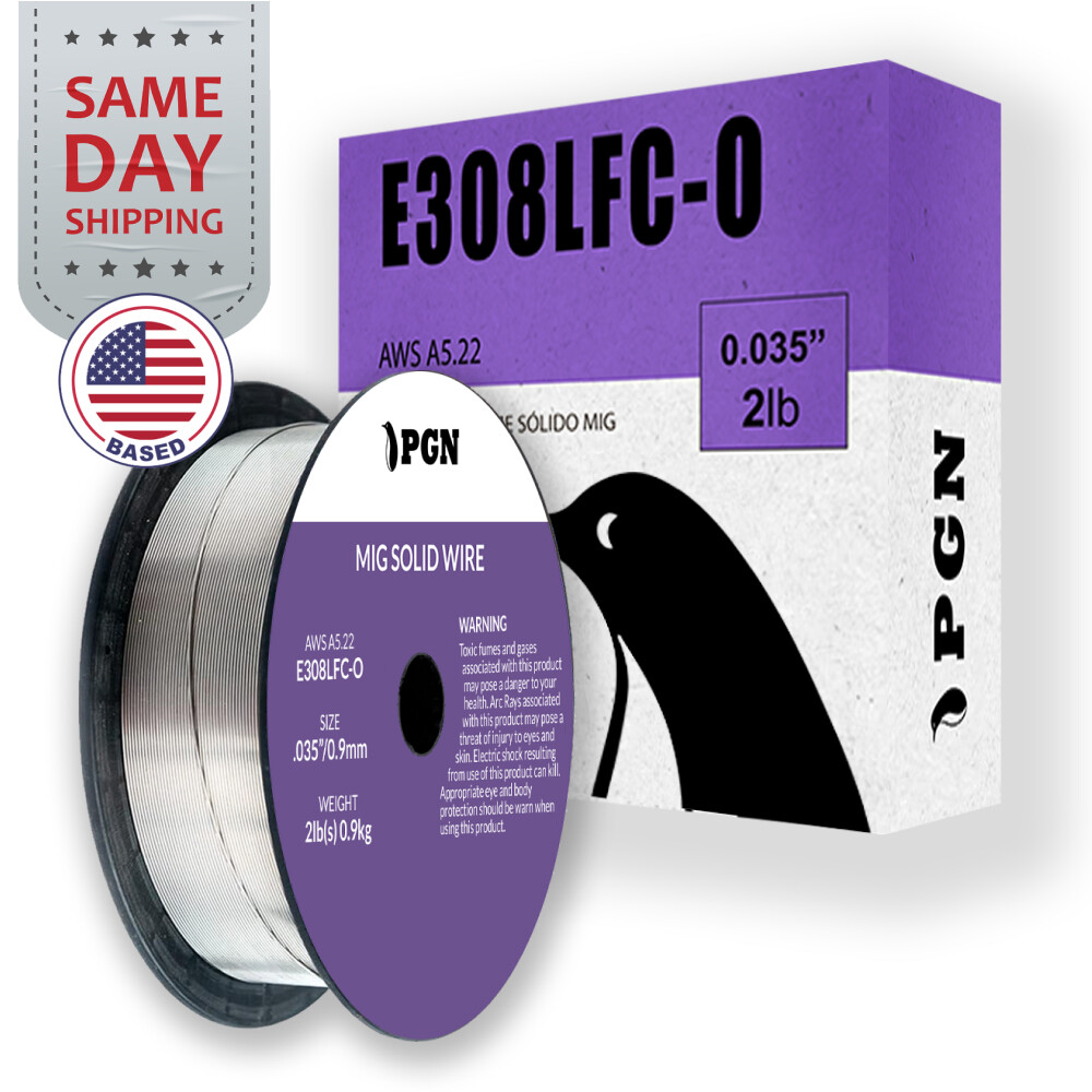 2-Lb E308LFC-O .035″ Stainless Steel Flux Cored Wire – Gasless MIG Welding Wire