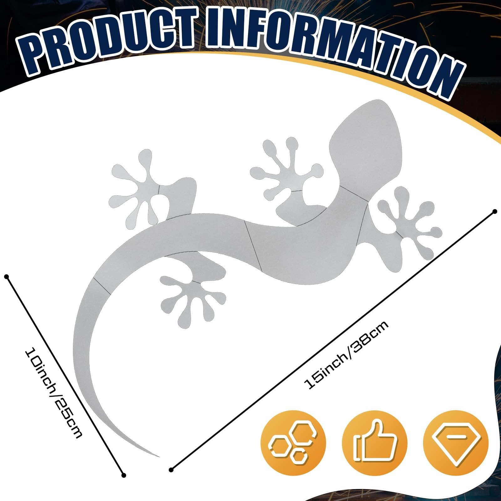15 in Gecko Welding Kit for Beginners Practice, 201 Stainless Steel Welding, …